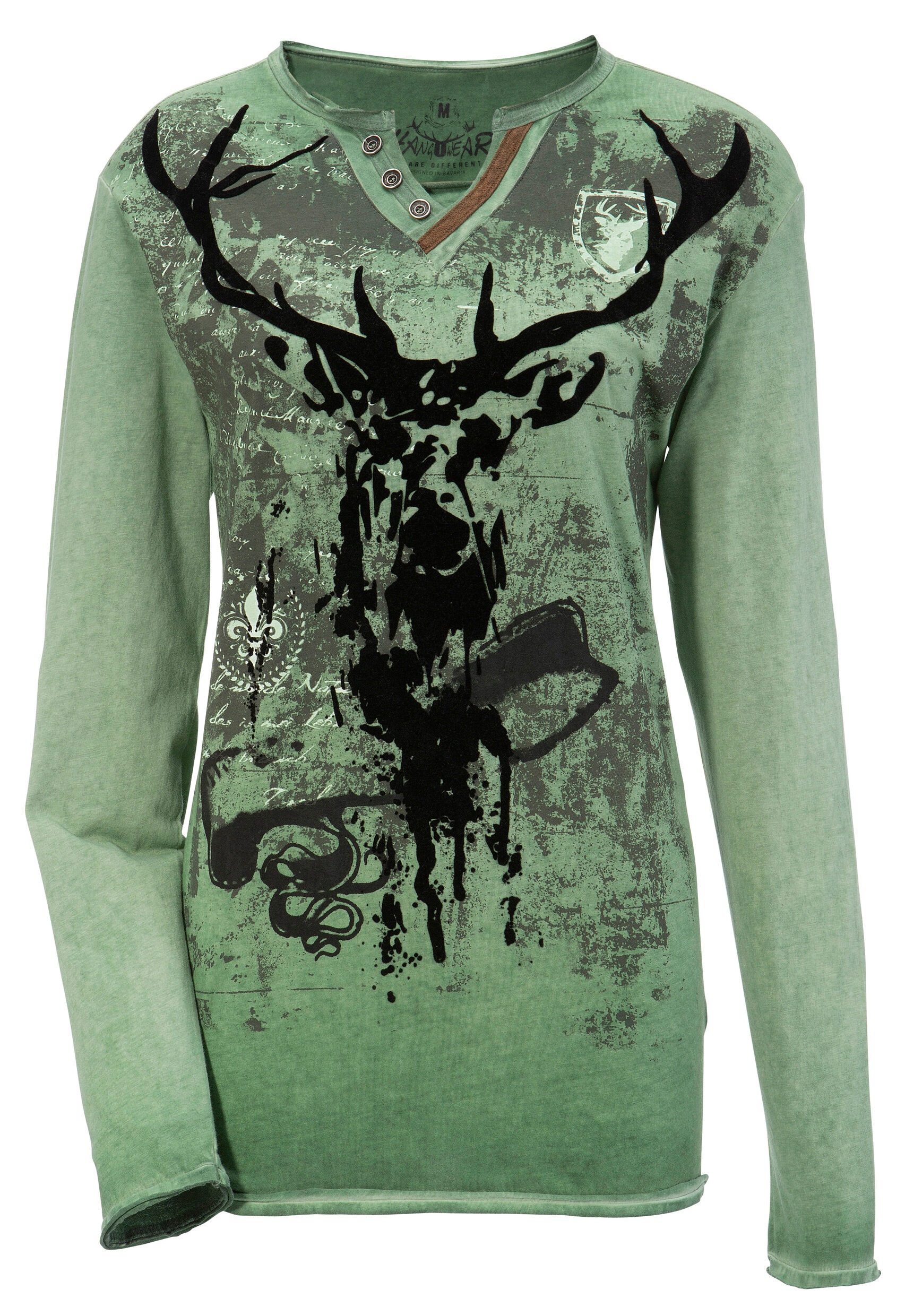 Image of Hangowear Trachtenshirt, Herren, mit Printelementen vorne und hinten bei Ackermann Versand Schweiz