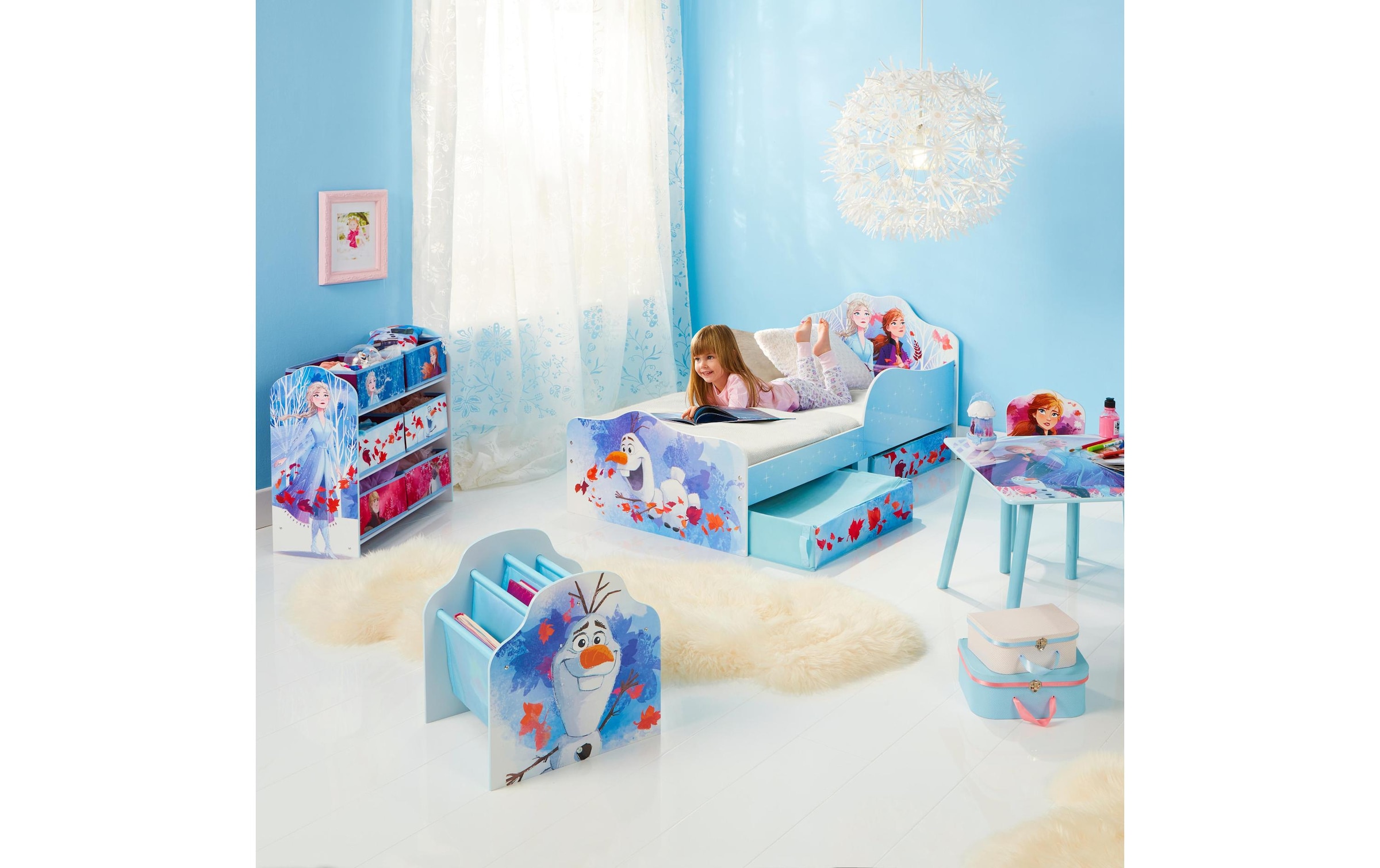 Moose Kinderbett »moose Kinderbett Disney Frozen II«, Mit Schublade