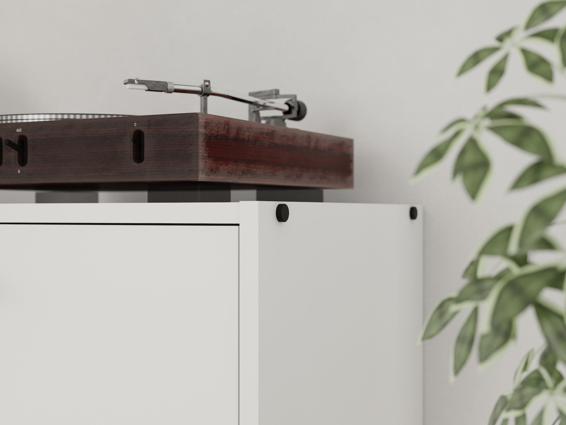 Home affaire Sideboard Modernes Design mit pulverbeschichtetem Metallgestell