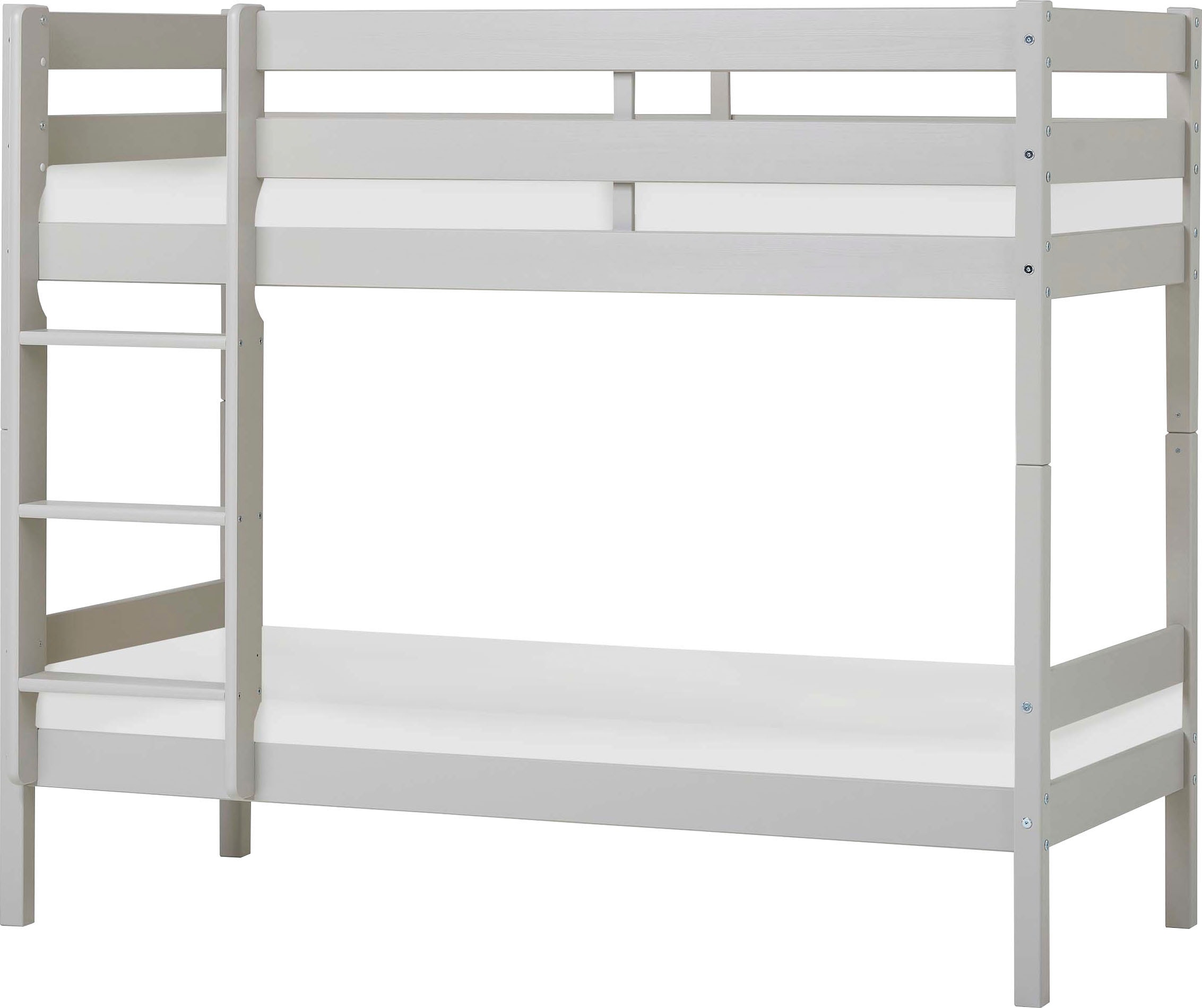 Hoppekids Etagenbett »ECO Comfort Kinderbett 90x200 oder 70x160 aus Massivholz in 4 Farben«, TÜV, FSC und Nordisches Umweltzeichen – wahlweise mit Matratzen