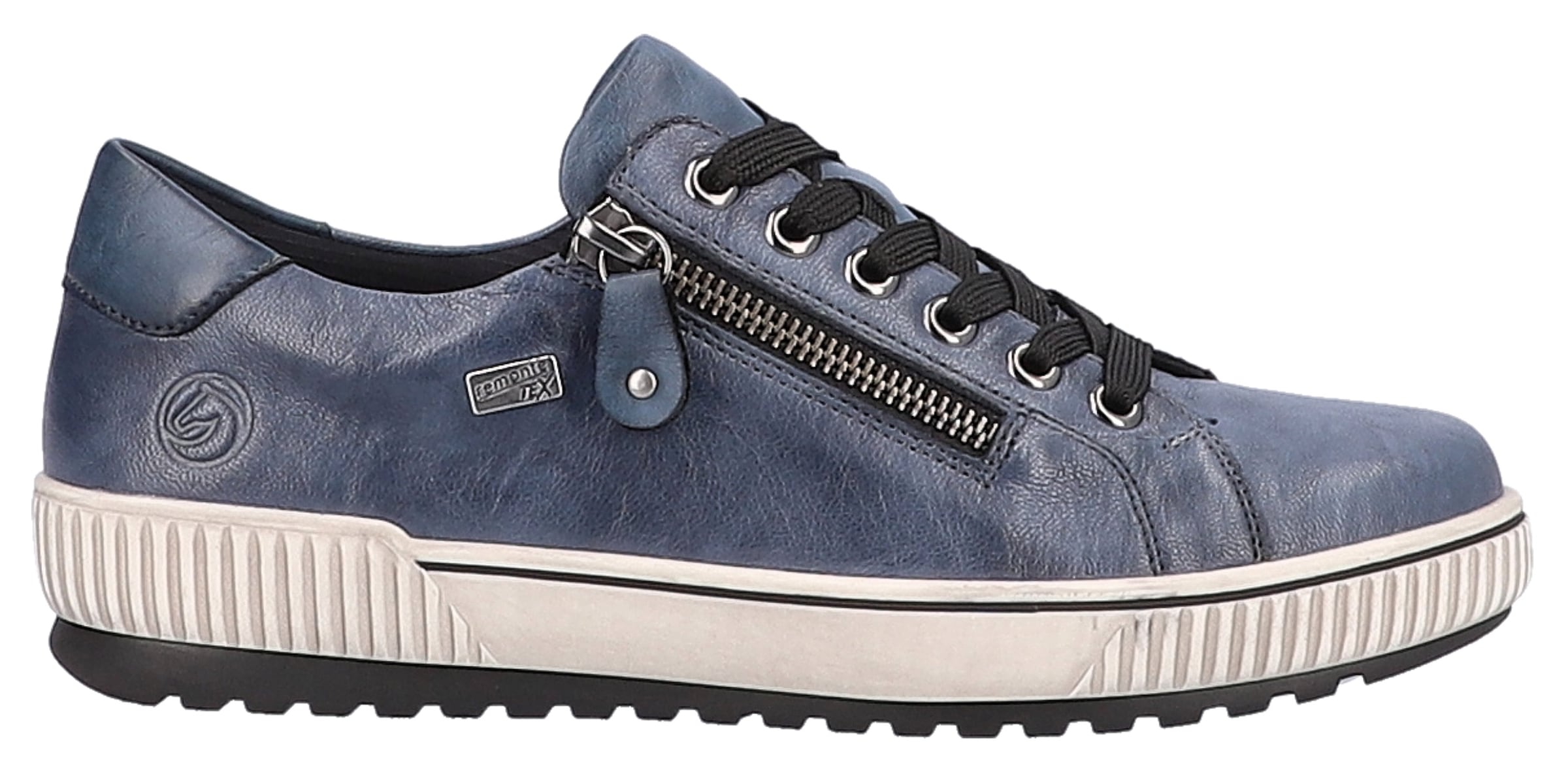 Remonte Plateausneaker, Freizeitschuh, Halbschuh, Schnürschuh mit Aussenreissverschluss