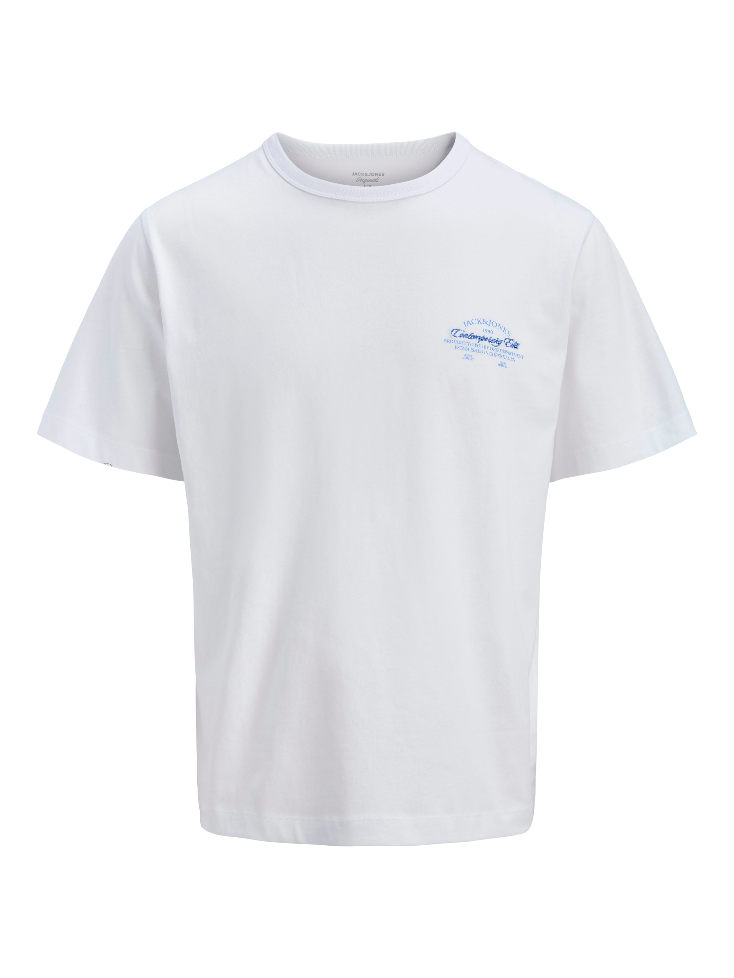 Jack & Jones T-shirt »JORNANTUCKET SCRIPT CHEST TEE CN«