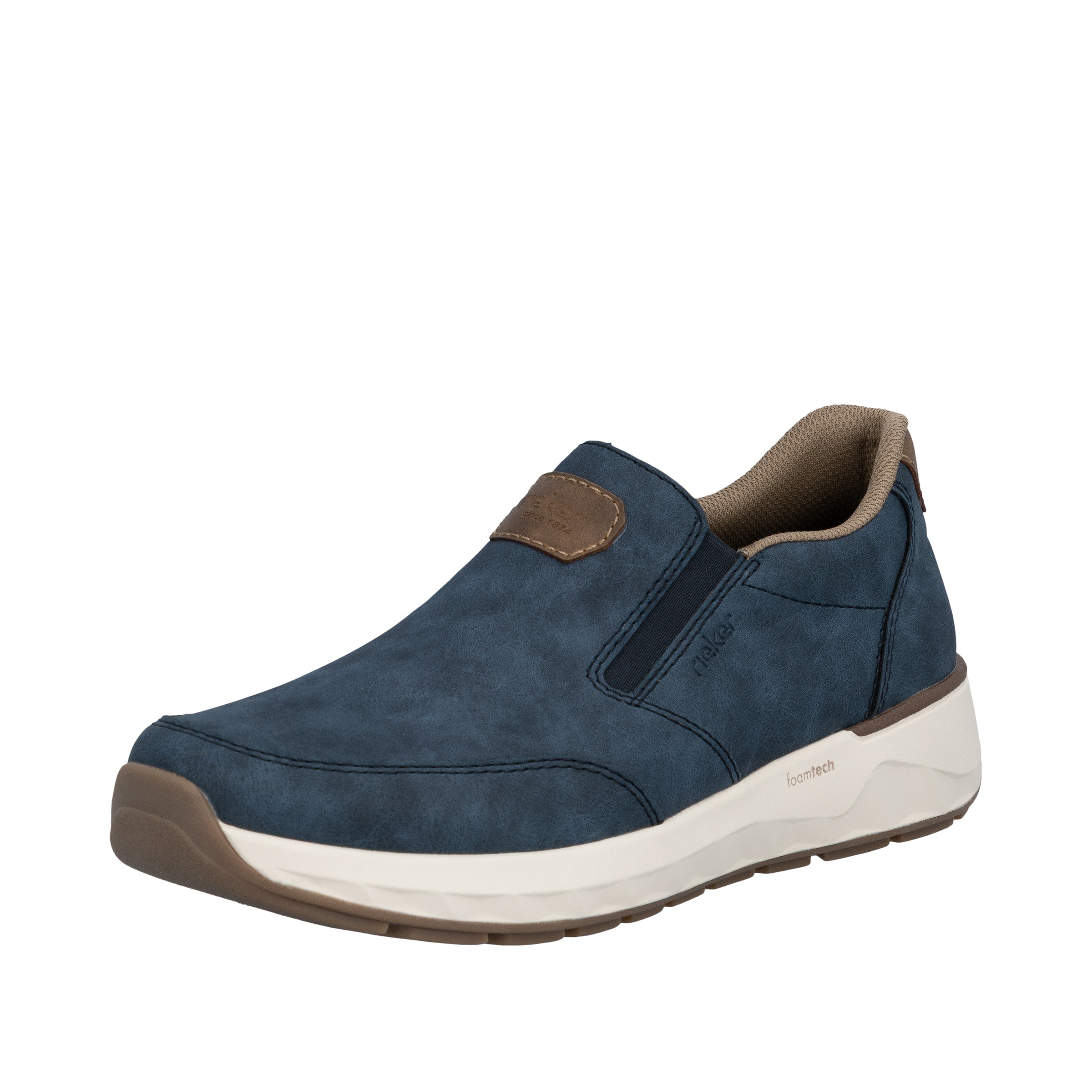 Image of Rieker Slip-On Sneaker Slipper, Schlupfschuh, Freizeitsneaker, Halbschuh mit Stretcheinsätze