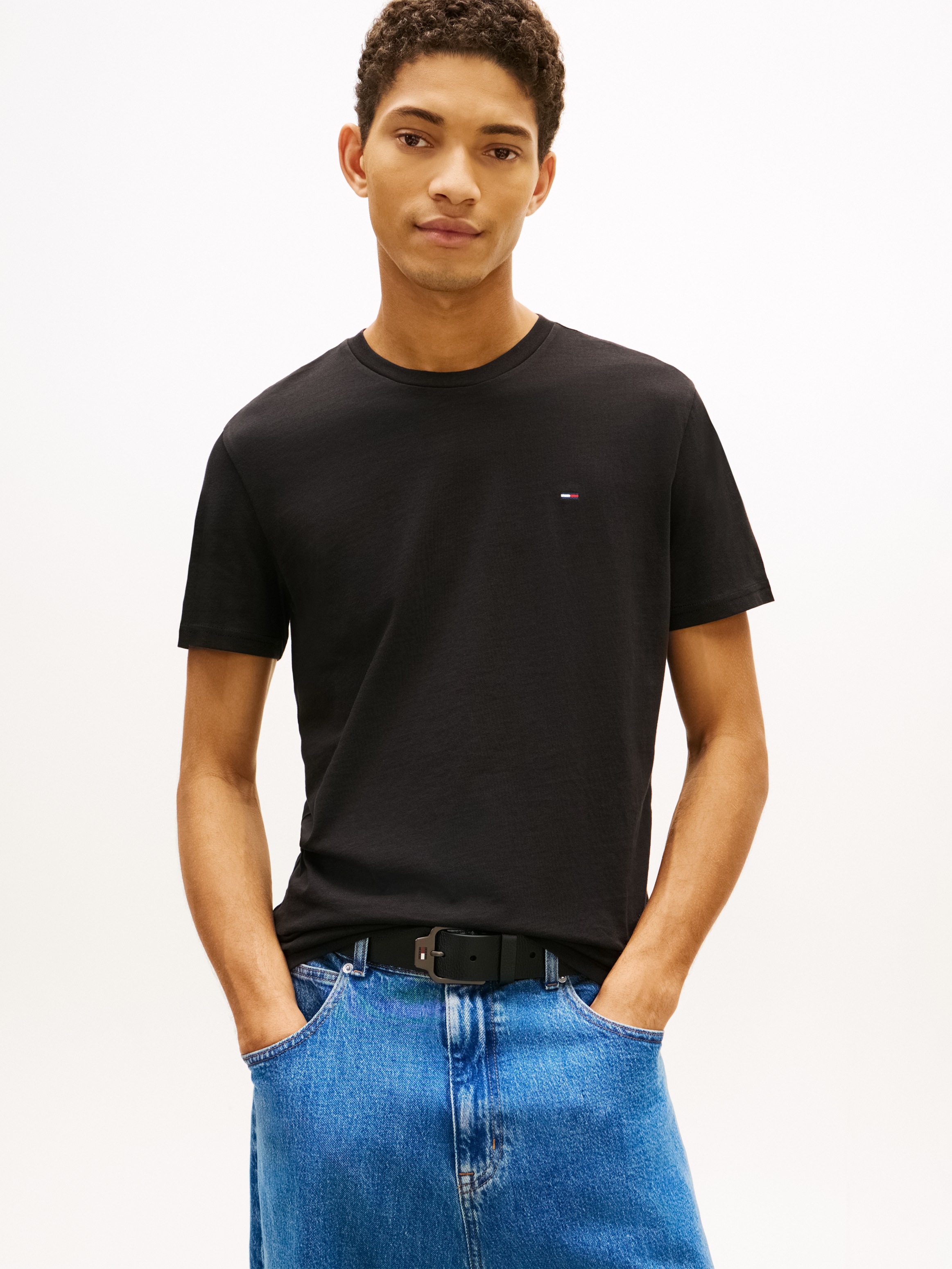 Tommy Jeans T-Shirt »TJM EXTRA SLIM 3 PACK« Packung, 3 Mit Rundhalsausschnitt