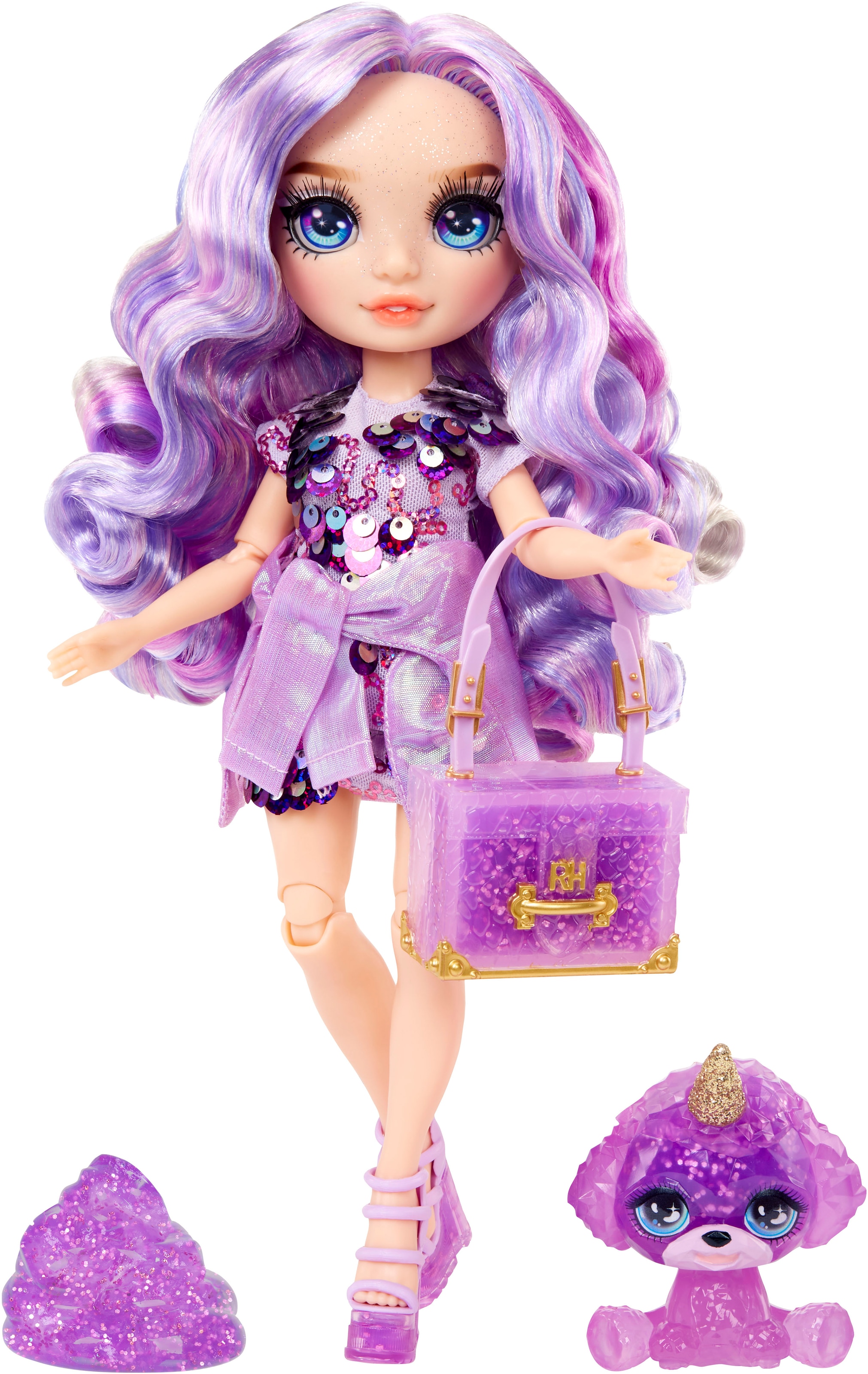 RAINBOW HIGH Anziehpuppe »Classic Rainbow Fashion Doll - Violet (purple)«