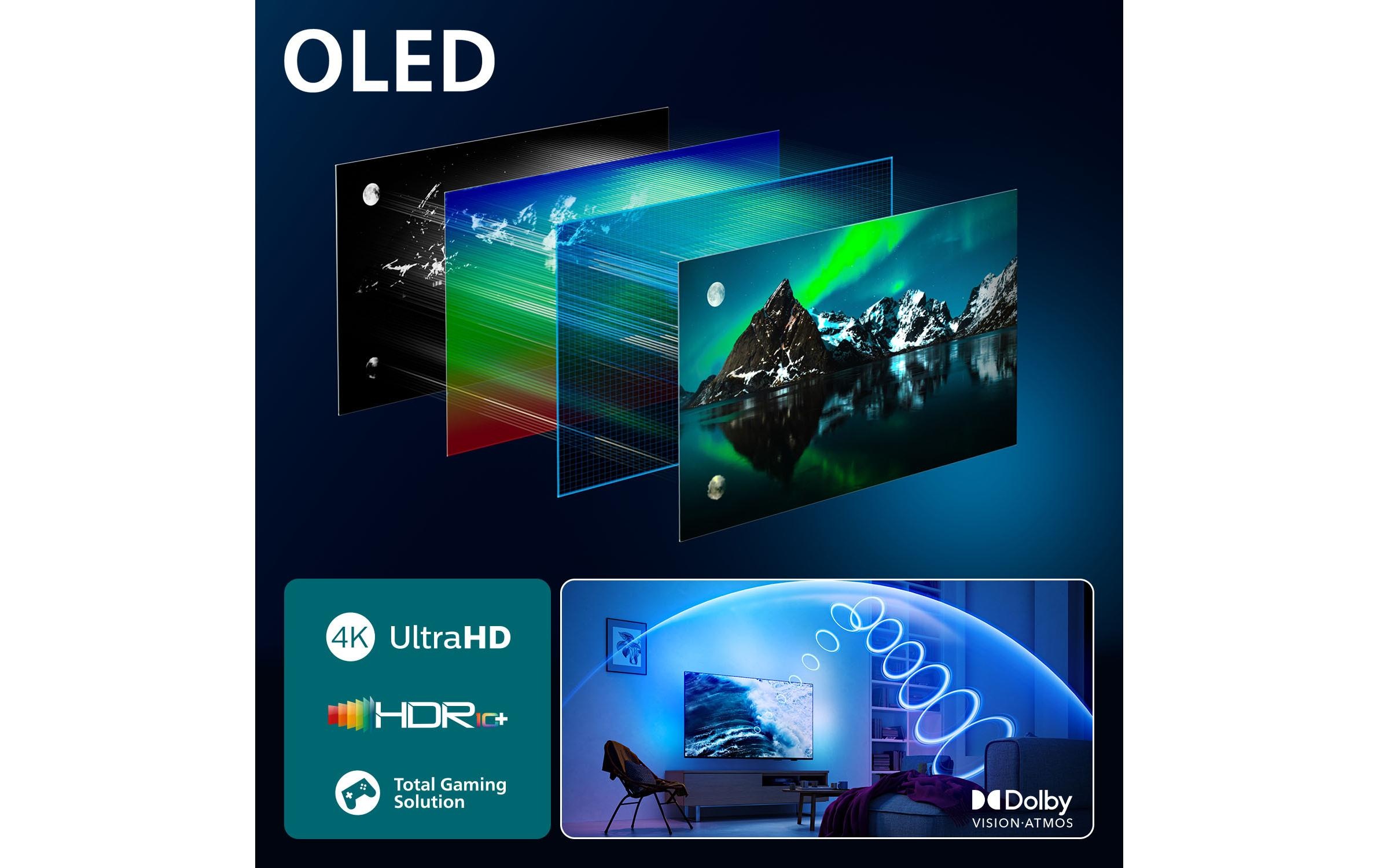 Philips OLED-Fernseher »55OLED760/12 55«, 4K Ultra HD