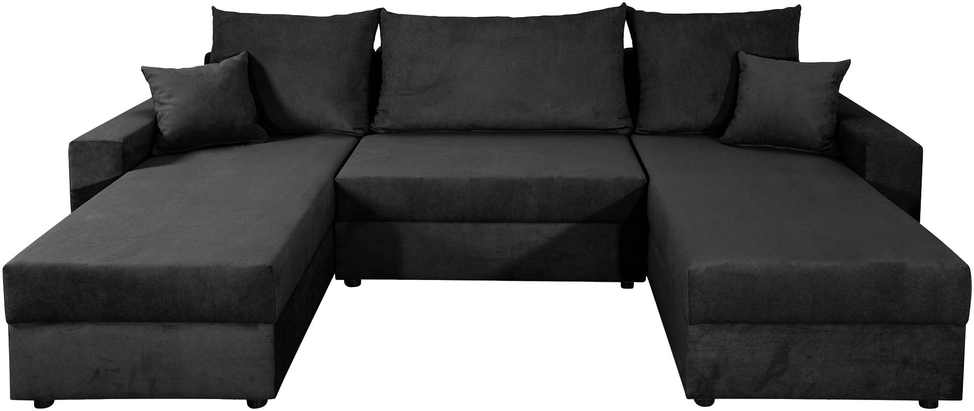 COLLECTION AB Wohnlandschaft »Pico U-Form« Wohnlandschaft,2 X Ottomane,Polyätherschaum Polsterung