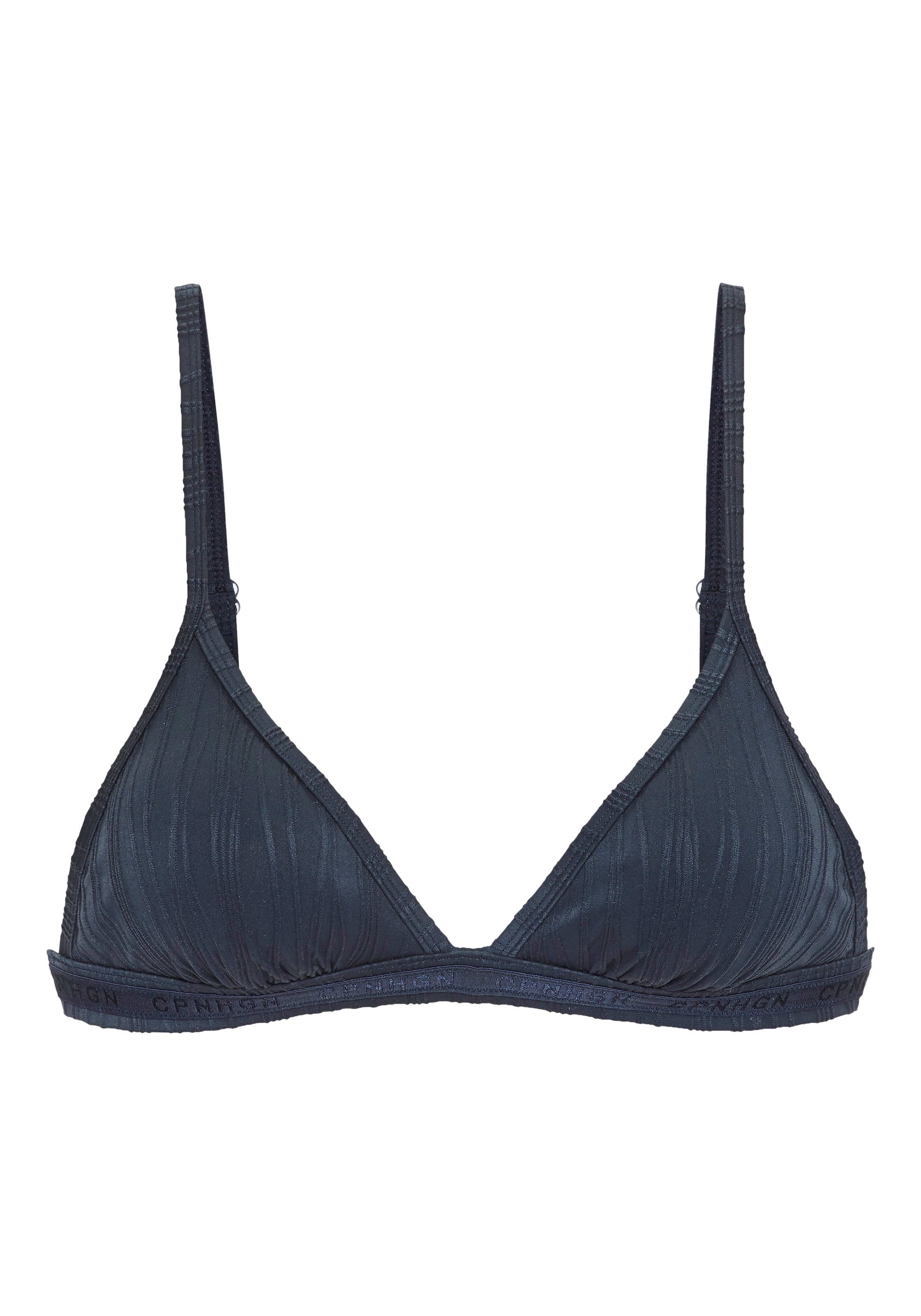 Copenhagen Studios Top bikini triangle »Antio« en tissu structuré moderne