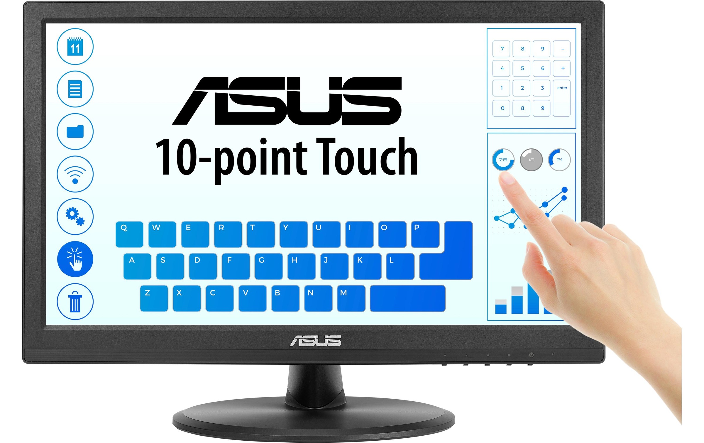 Asus Moniteur LED »Touch VT169HE« 39,468 cm/15,6 ″  1920 x 1080 px 60 Hz