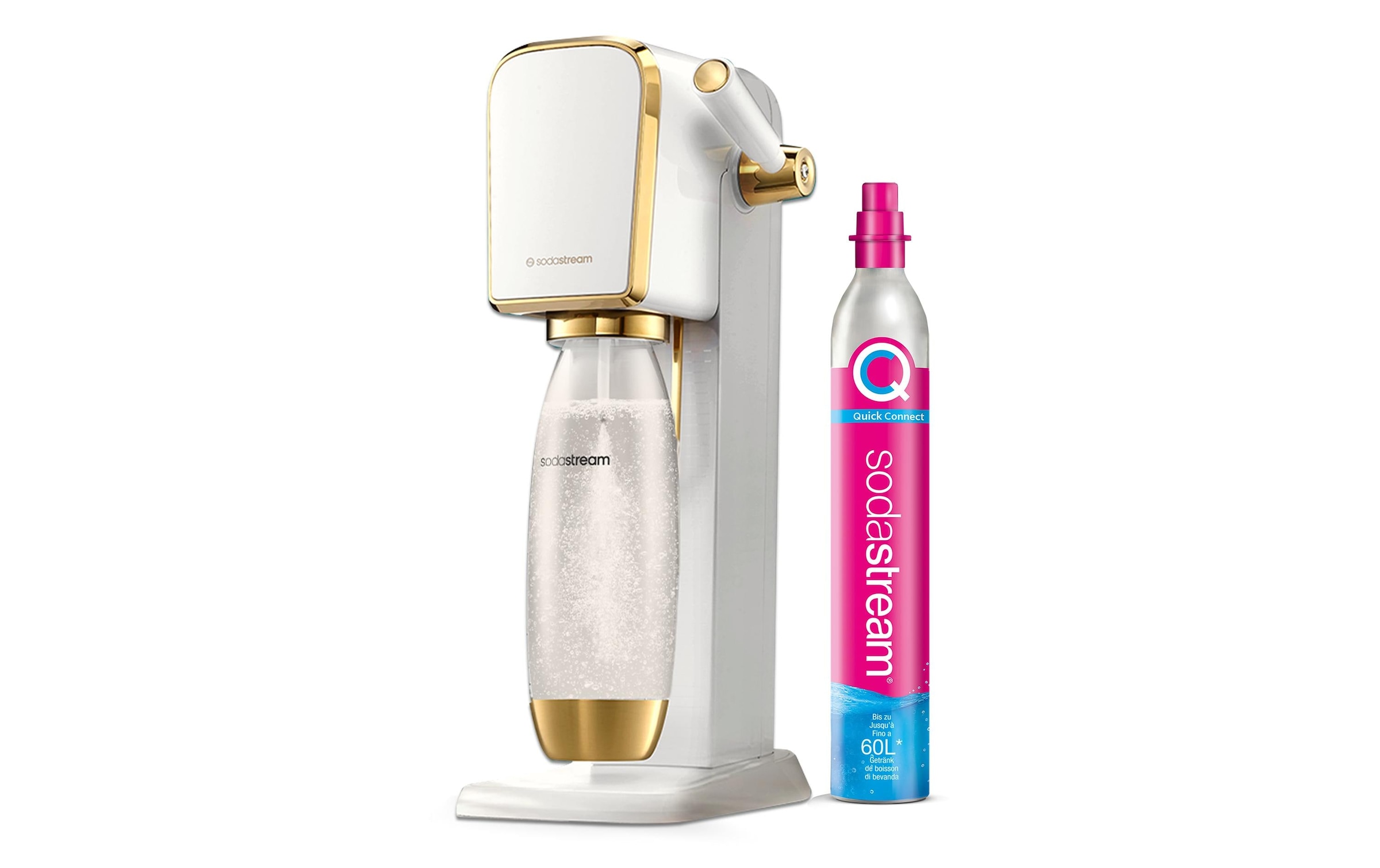 SodaStream Wassersprudler »Art Weiss/Goldfarben«