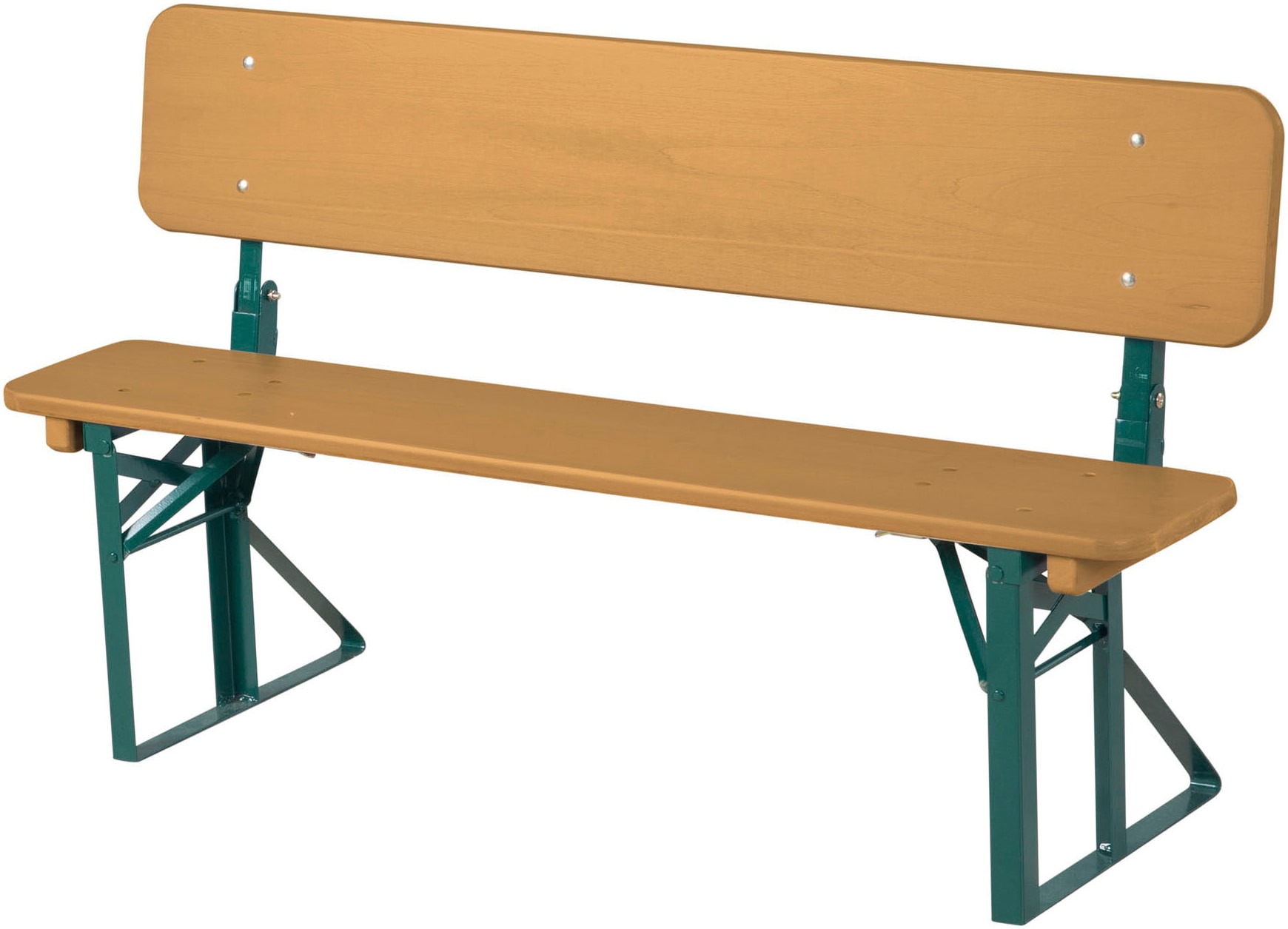 roba® Ensemble de sièges pour enfants »Outdoor Party-Garnitur für Kinder, natur/grün, aus Holz« 3 cuis tlg. mit Lehne; FSC® - schützt Wald