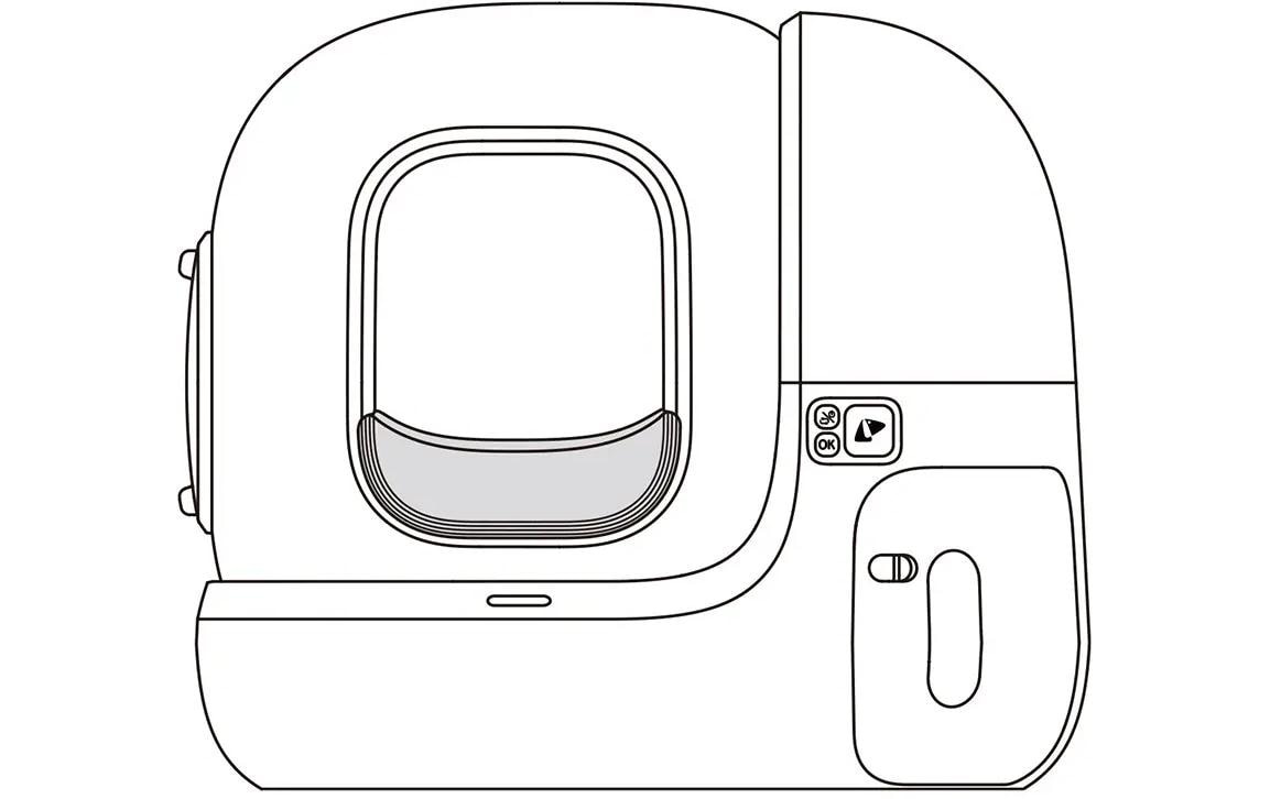 PETKIT Toilettes pour chats »Eingangszaun«