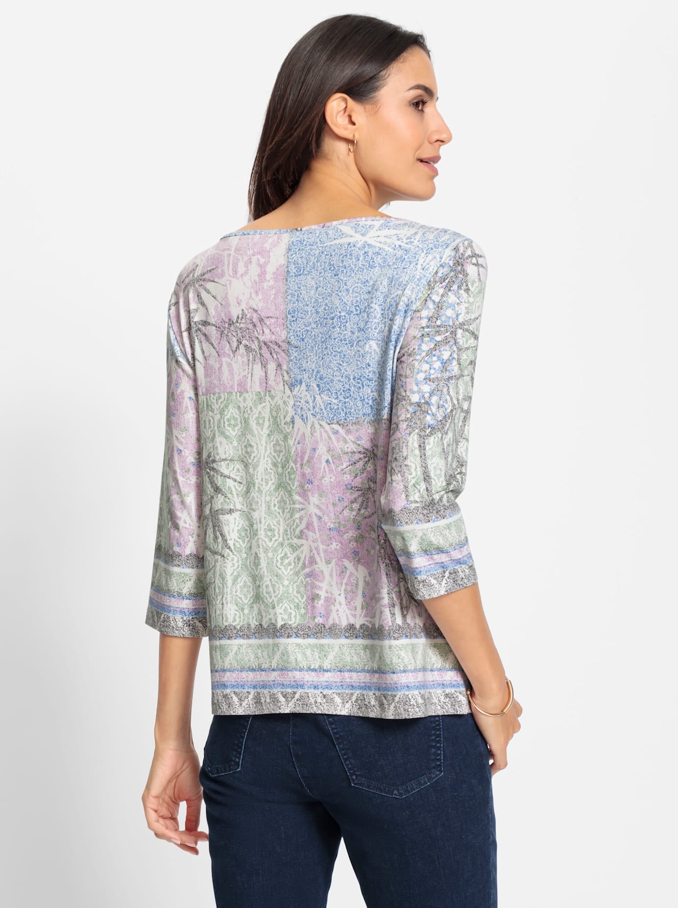 Inspirationen Print-Shirt »3/4-Arm-Shirt«, (1 tlg.)