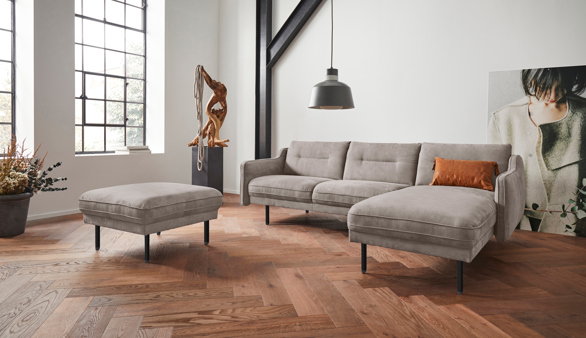 GOODproduct Hocker »Nordfyn« edles Design in 3 Bezugsqualitäten, Design by Morten Georgsen