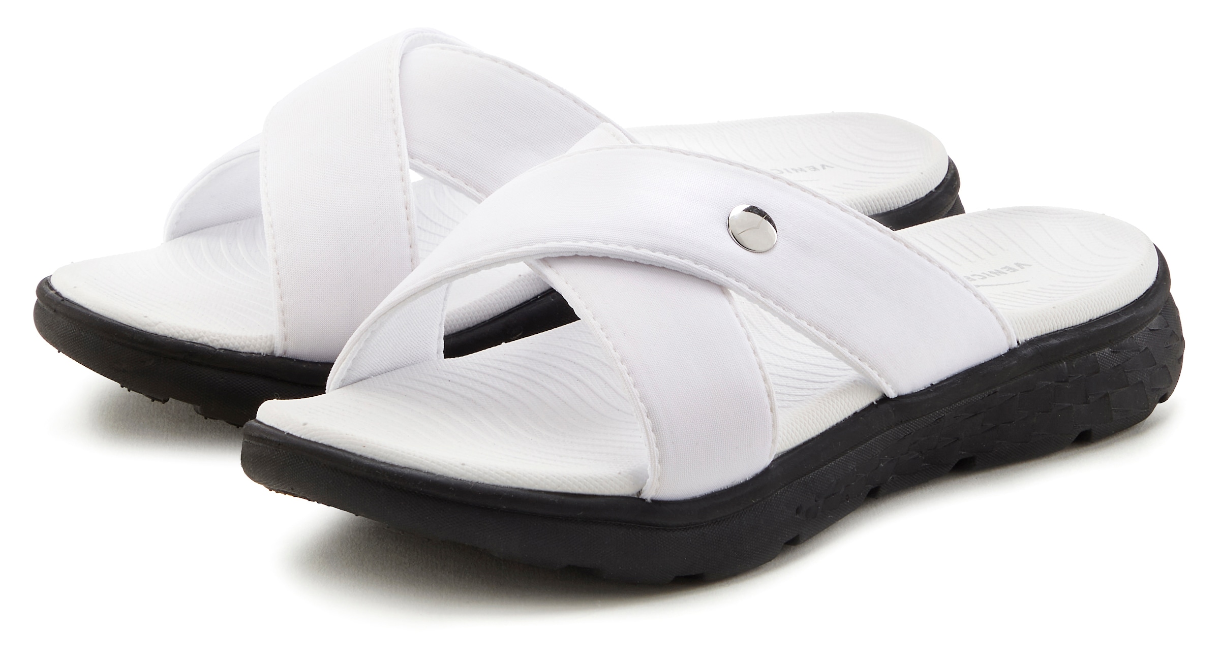 Image of Venice Beach Badepantolette "Sandale, Badeschuh, Sommerschuhe, Badelatsche, Flip Flop, Badeschlappe" mit wasserabweisender und leichter Sohle VEGAN