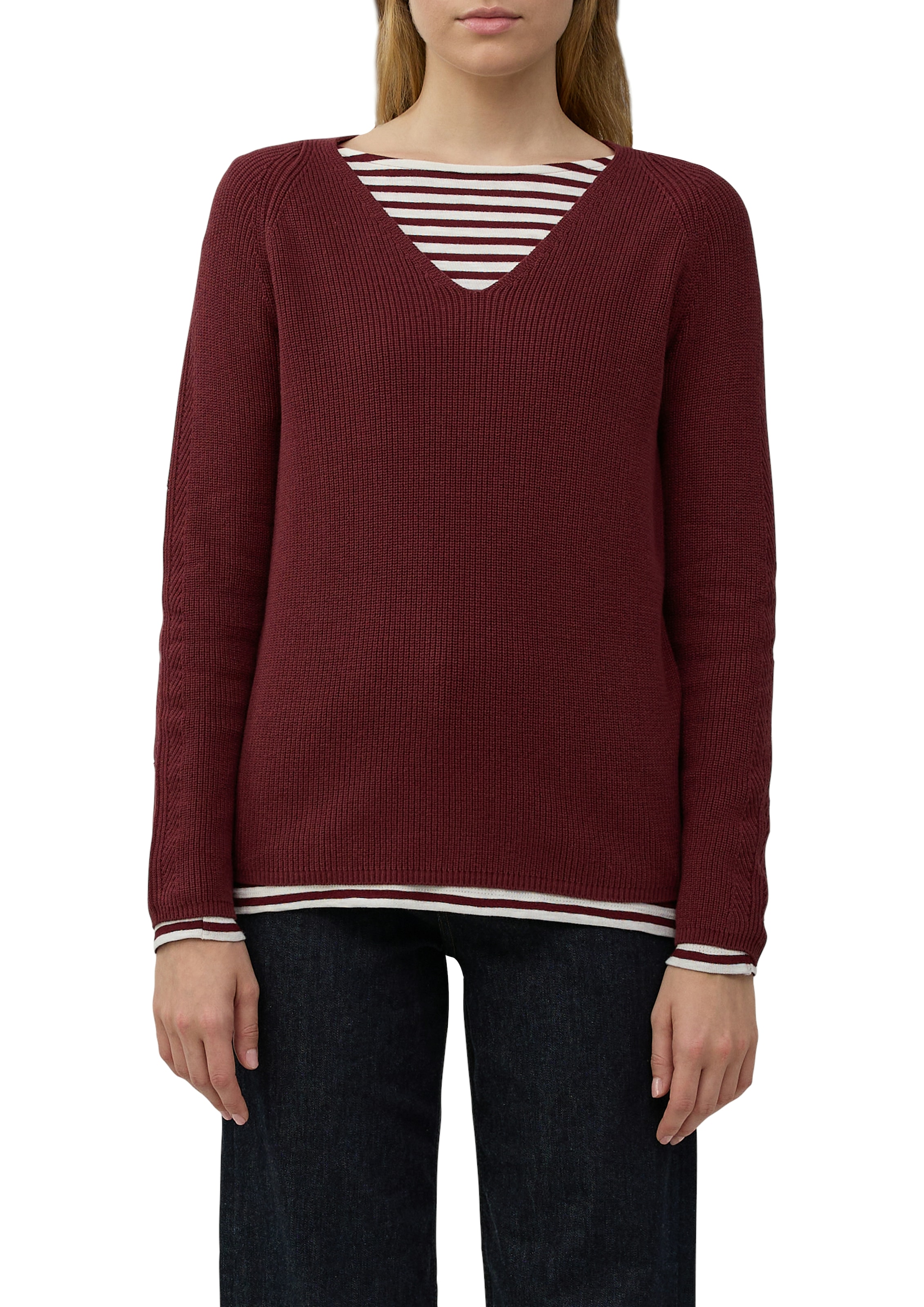 s.Oliver Pull en tricot mit V-Ausschnitt