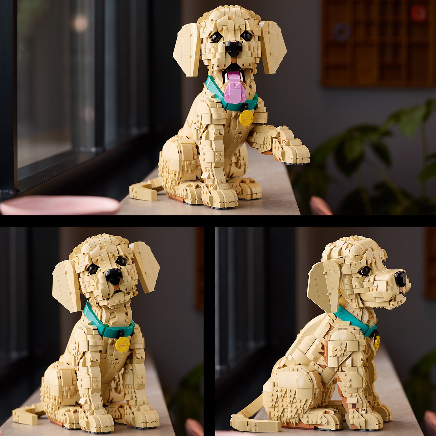 LEGO® Konstruktionsspielsteine »Golden Retriever Welpe (11384), LEGO Icons«