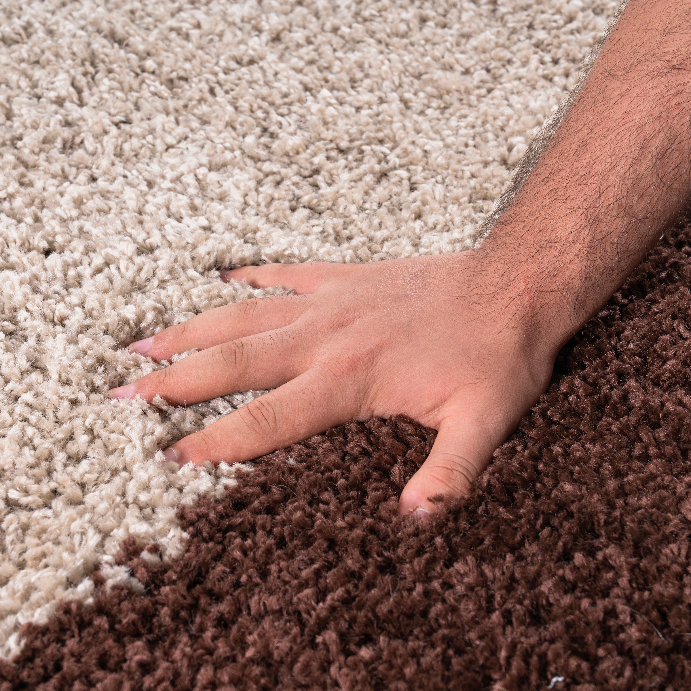 GOODproduct Hochflor-Teppich »Liams« rechteckig 30 mm Höhe mit Bordüre, besonders weich und kuschelig, Wohnzimmer, Schlafzimmer