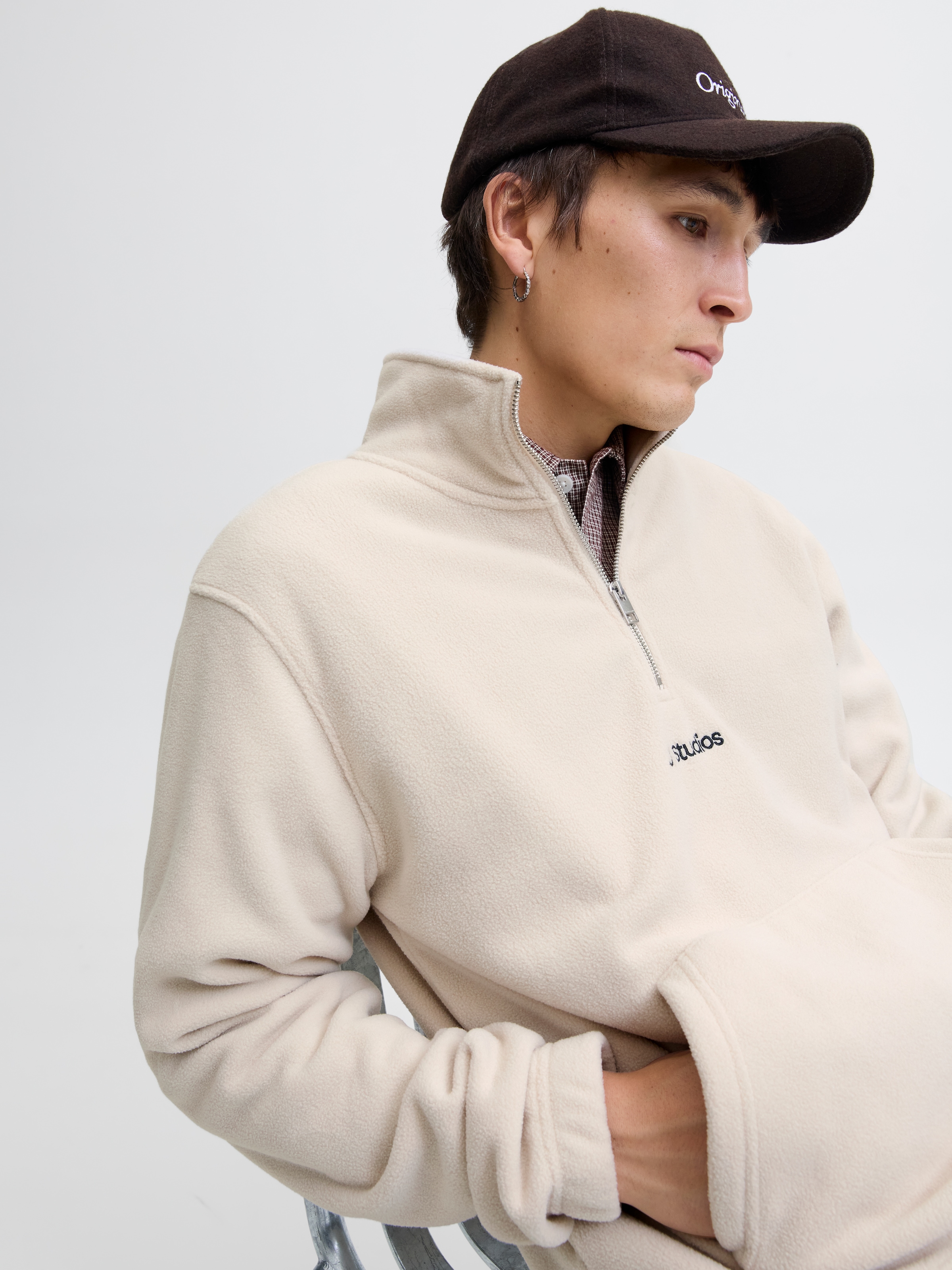 Jack & Jones Sweatshirt »JJSOHO HALFZIP FLEECE«