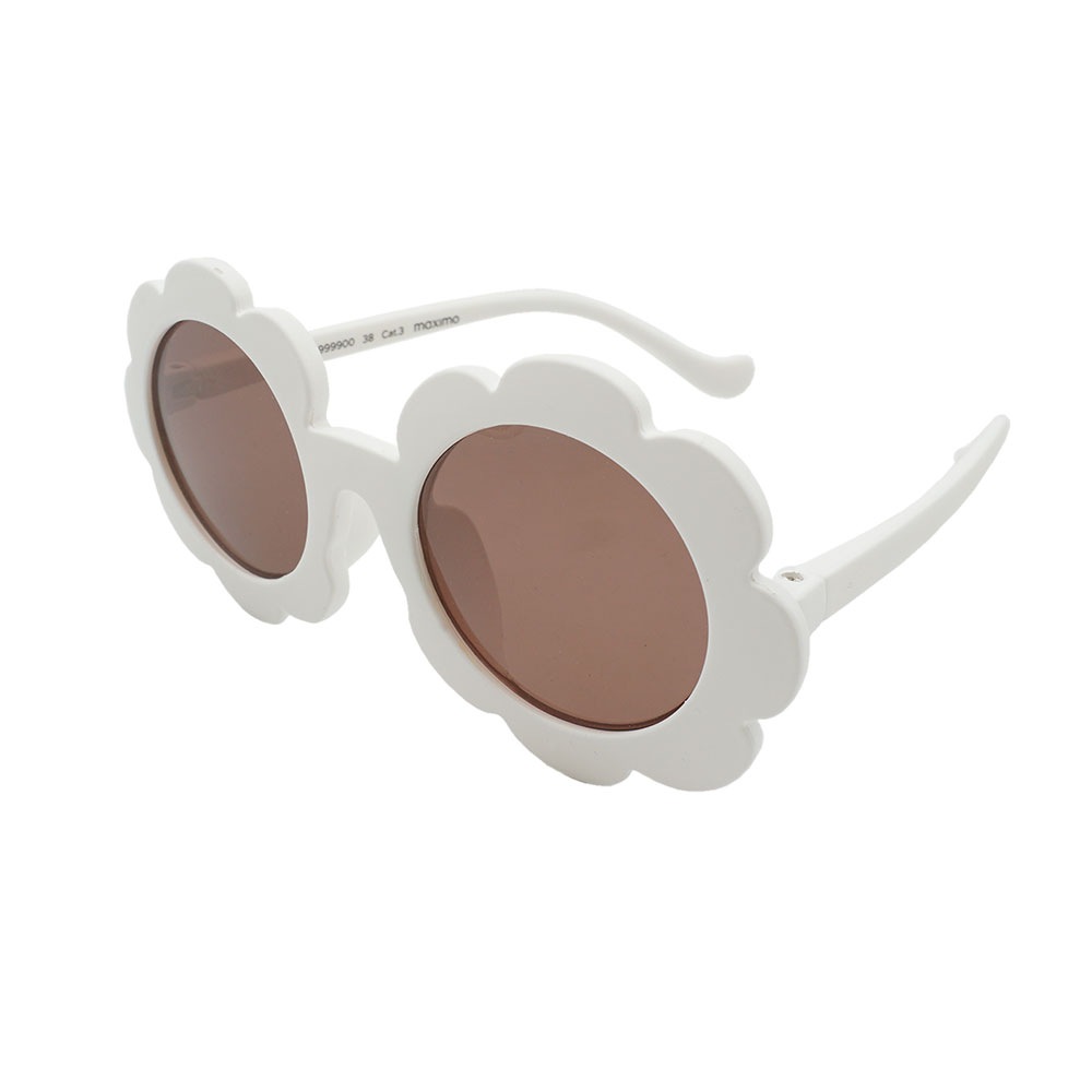 MAXIMO Sonnenbrille 2 Stk. weiss, Blume, polarisiert, BPA-frei, Girls