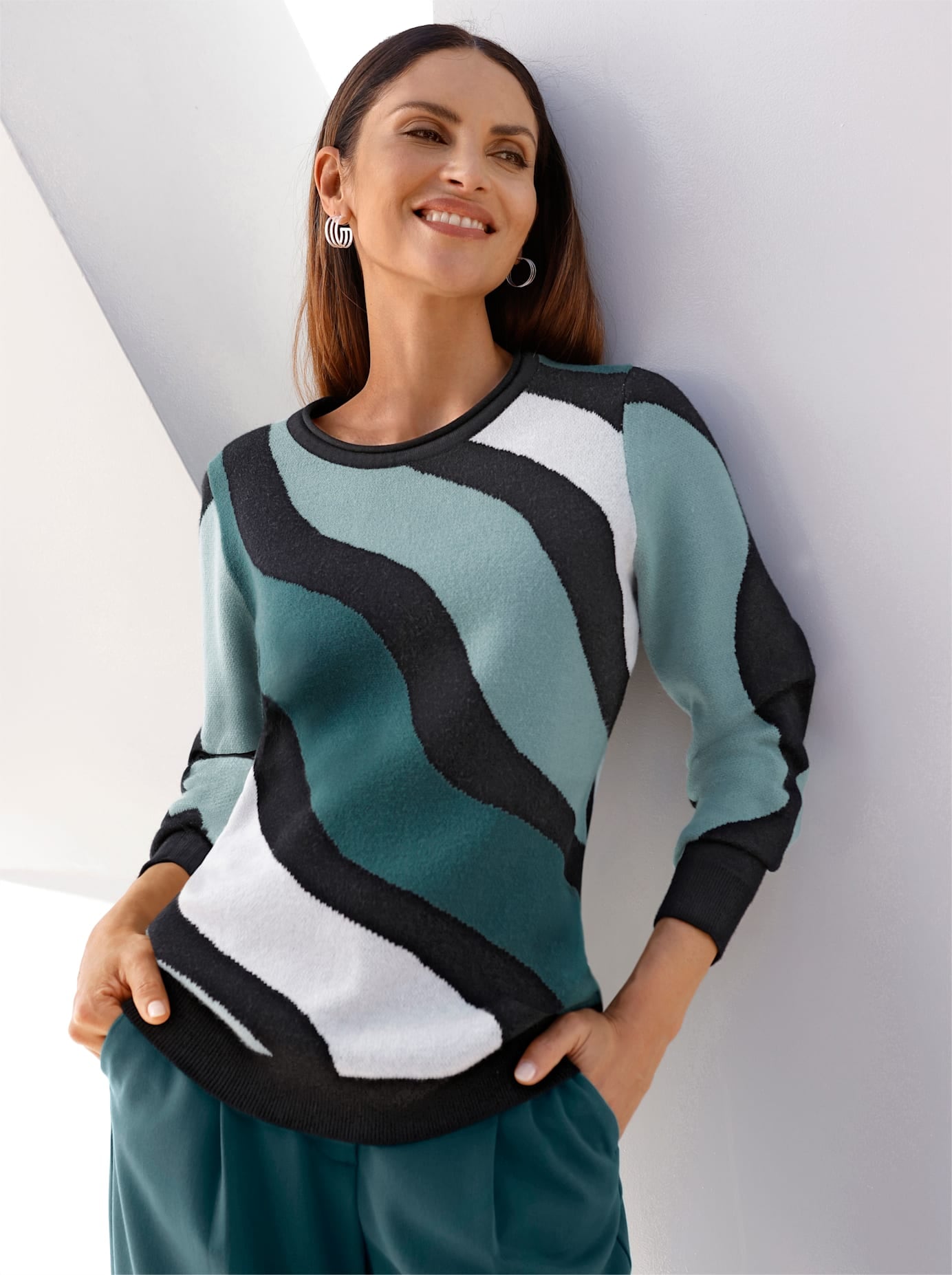 Image of Inspirationen Jacquardpullover "Pullover"