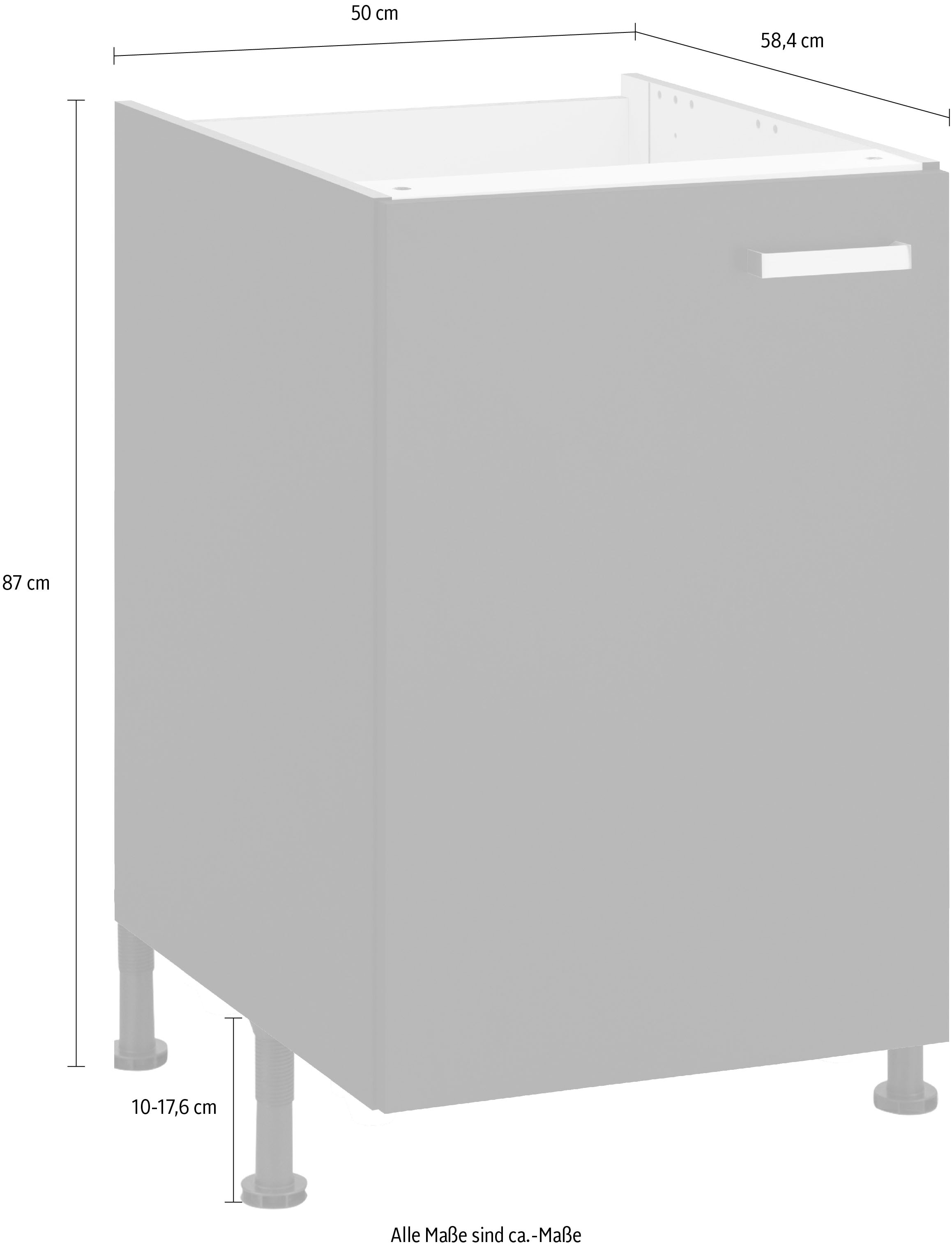 OPTIFIT Spülenschrank »Parma«, Breite 50 cm