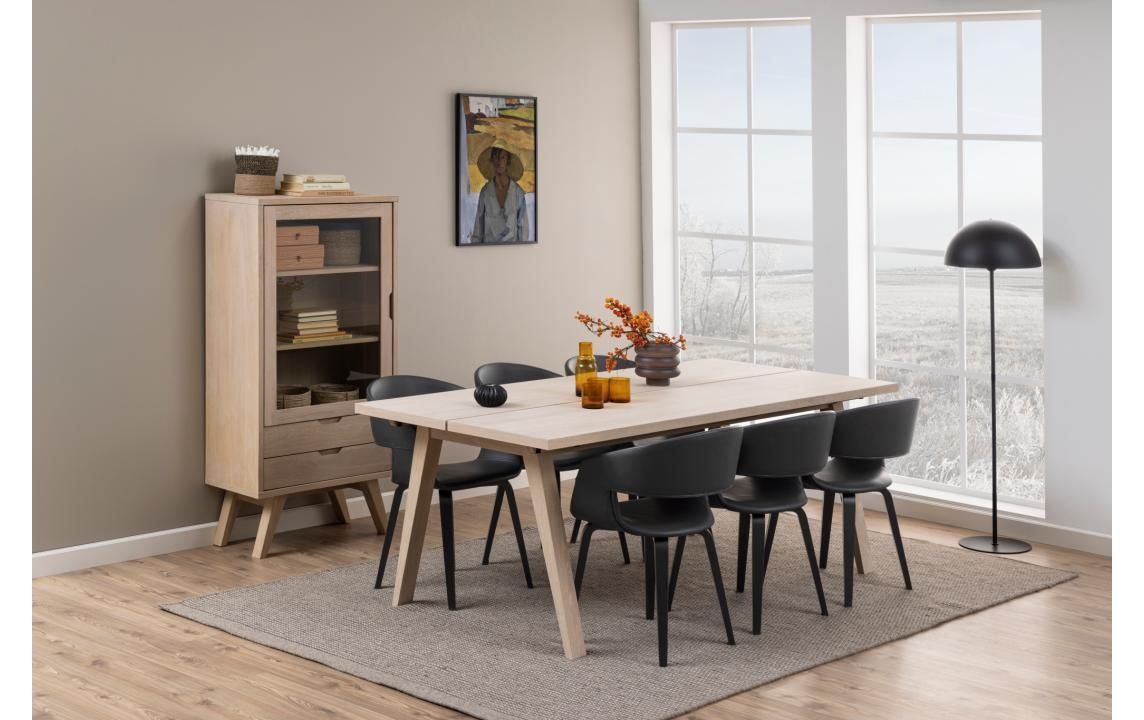 AC Design Vitrines »A-Line« Schrank, Glastür, 2 Einlegeböden, 2 Schubladen, in mehr Variationen