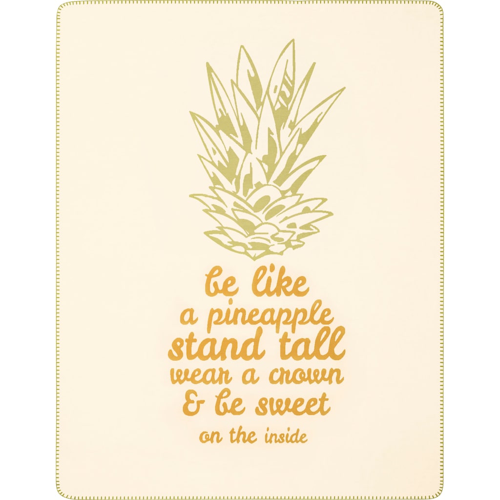 Biederlack Kinderdecke »Pineapple«