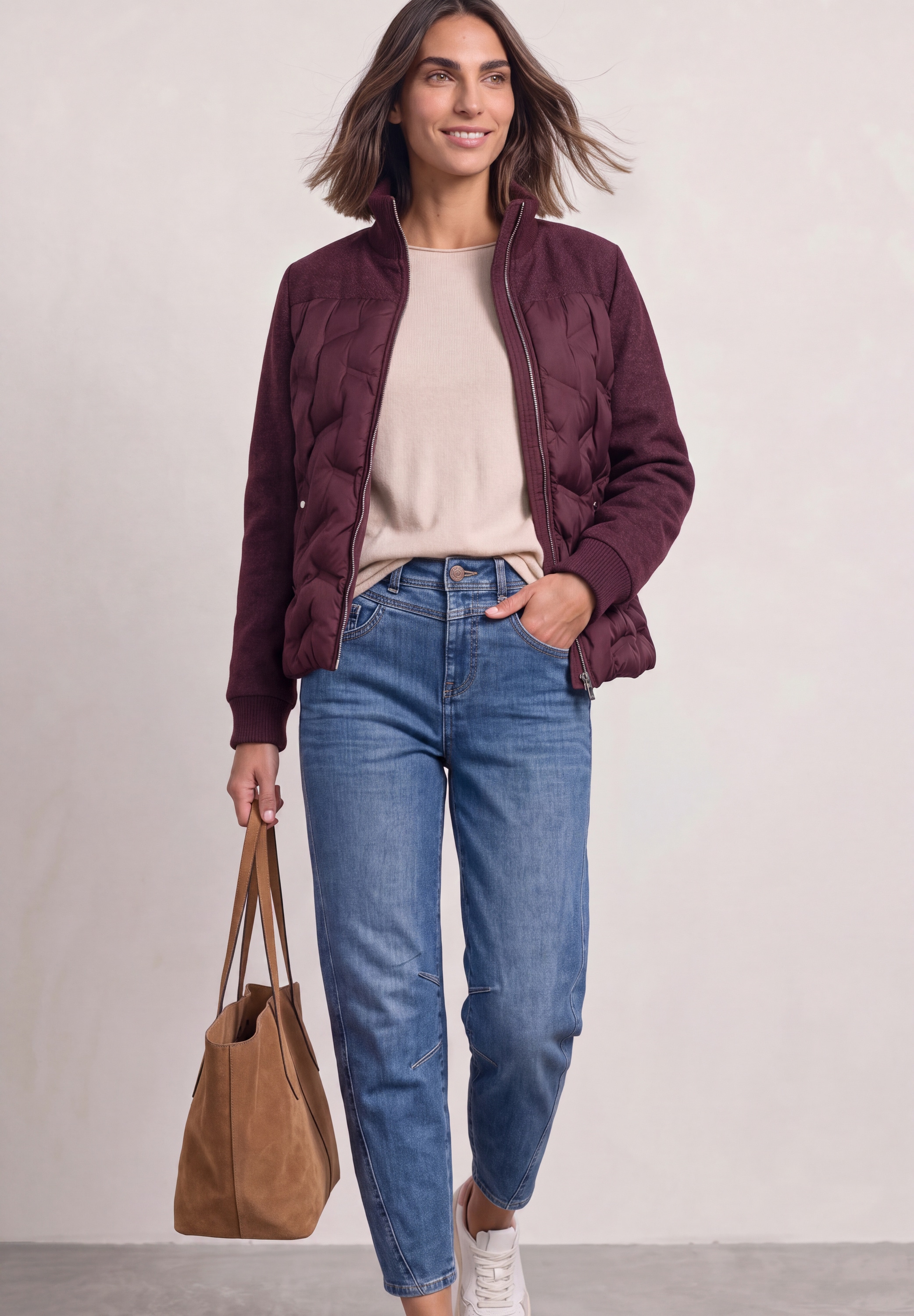 STREET ONE Steppjacke ohne Kapuze mit geklebter Steppung