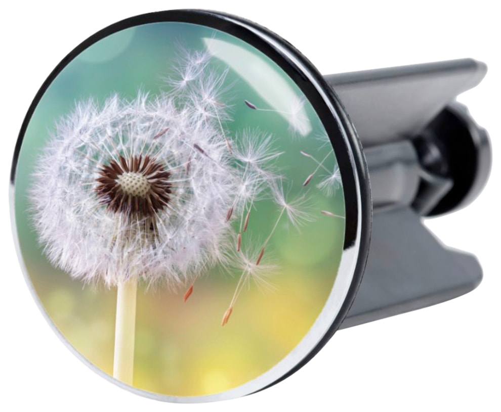 Sanilo Set d'accessoires de salle de bain »Pusteblume« bestehend aus WC-Sitz, Badteppich und Waschbeckenstöpsel