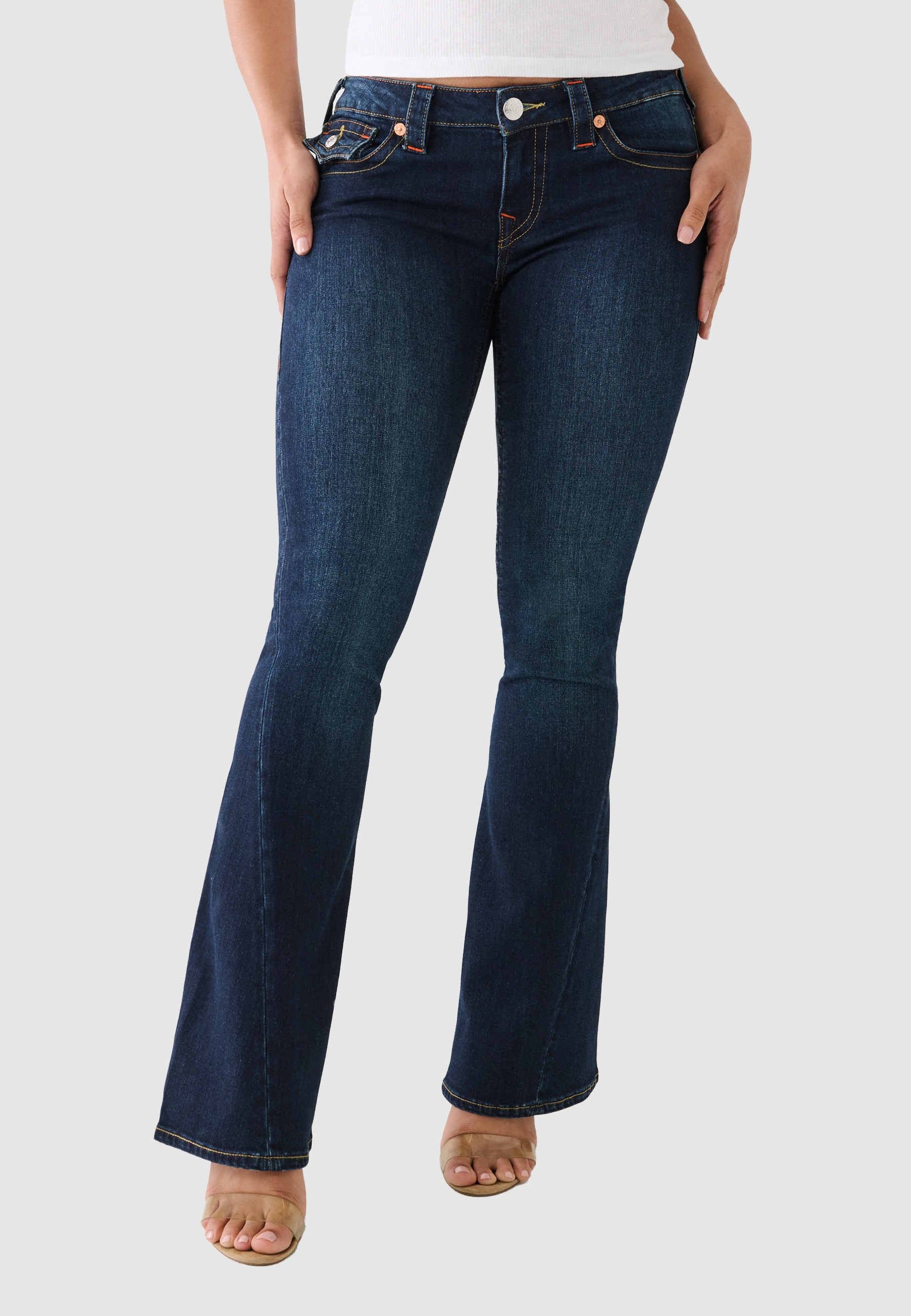 Image of True Religion Bootcut-Jeans "JOEY LOW RISE FLARE" Baumwollmischung, Flared fit