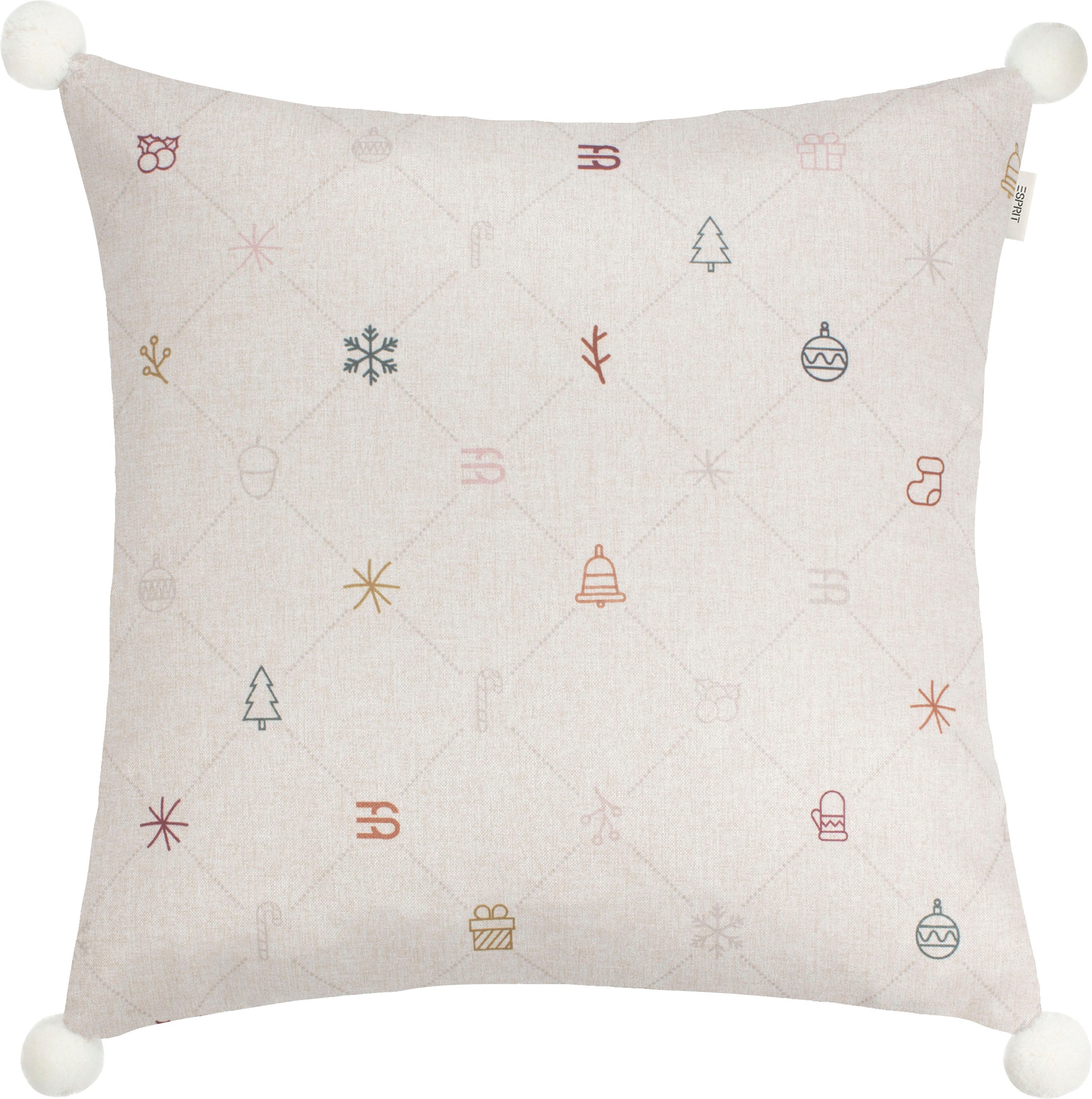 Image of Esprit Dekokissen »Joyful«, (1 St.), mit Quasten bei Ackermann Versand Schweiz