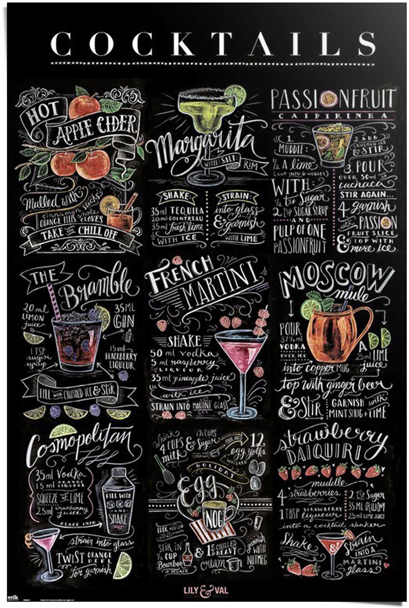 Image of Reinders! Poster »Cocktails« bei Ackermann Versand Schweiz