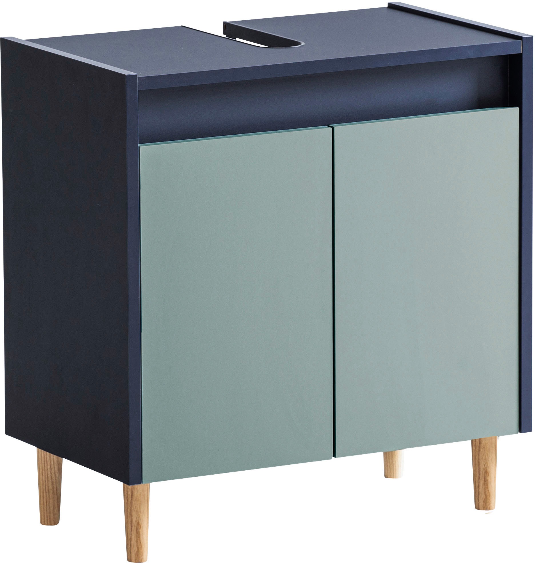 welltime Waschbeckenunterschrank "Lovis, Waschbeckenunterschrank, Made in Germany, B: 56 cm" Solide Verarbeitung - Dieses Produkt ist in Deutschland gefertigt