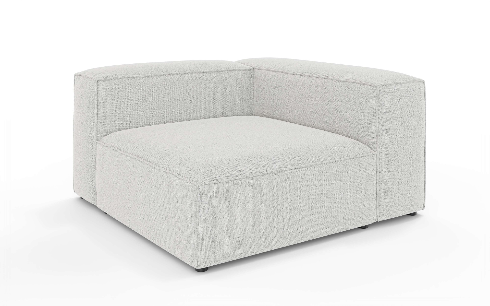 GOODproduct Ottomane »HAILY links/rechts bestellbar, Loungemöbel, Masse B/T/H: 130/130/72 cm« als Modul oder separat verwendbar, für individuelle Zusammenstellung