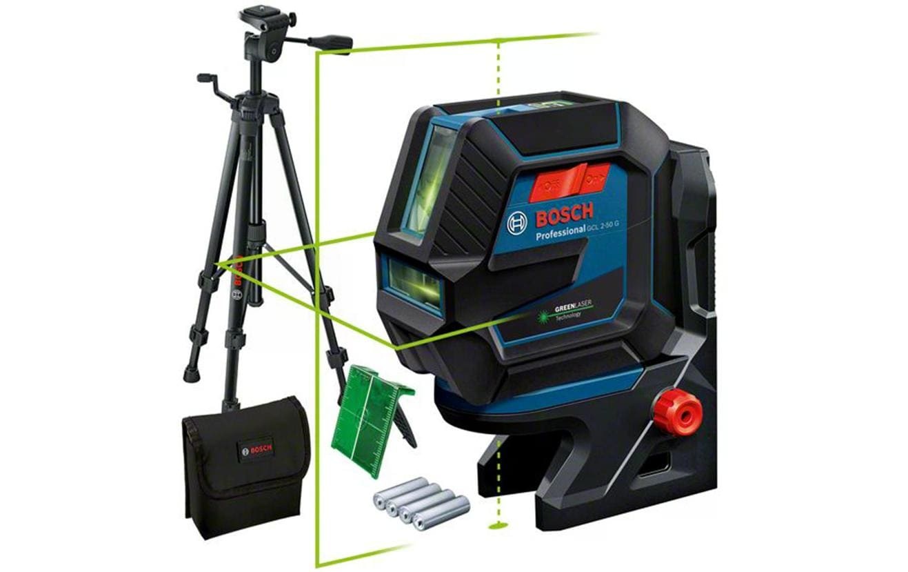 Bosch Professional Lasermessgerät »Kombilaser mit Baustativ, GCL 2-50 G 15 m«