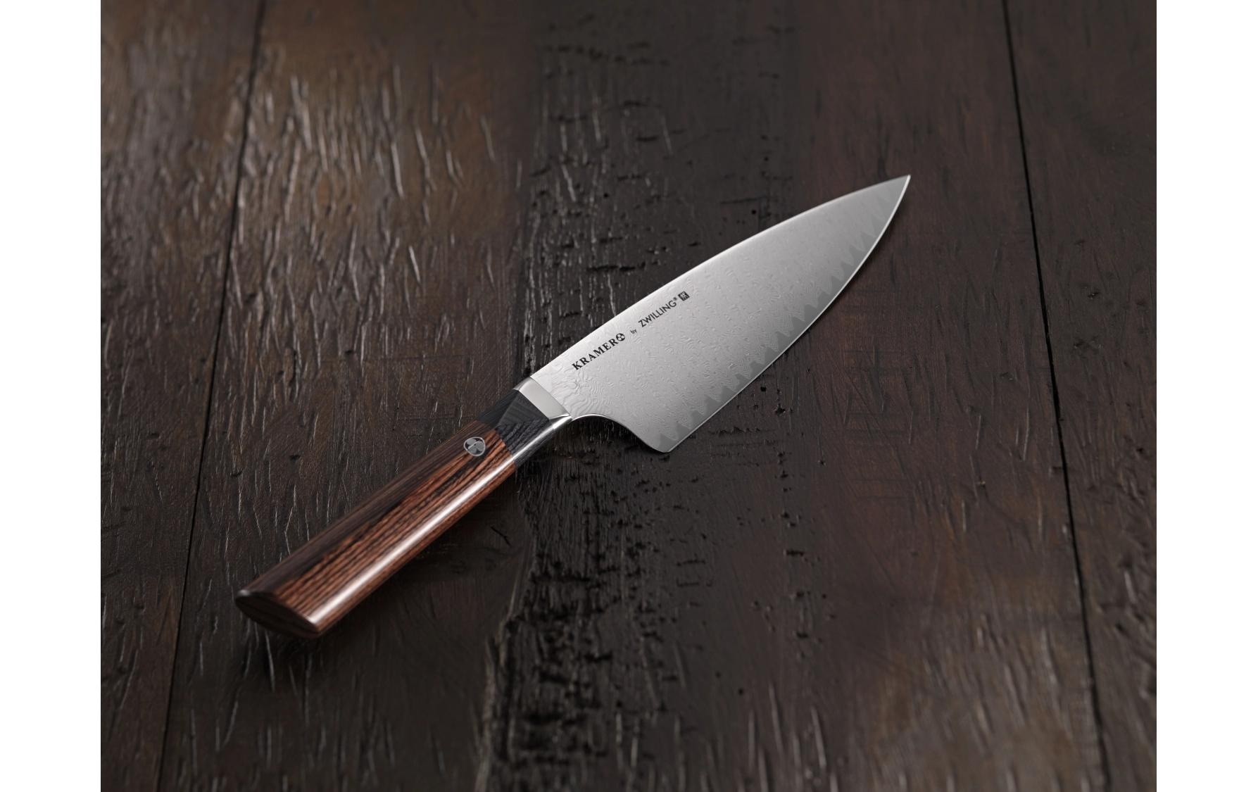 Zwilling Santokumesser »Kramer Meiji 18 cm« Japanisches Santokumesser mit markanter Damast-Klinge