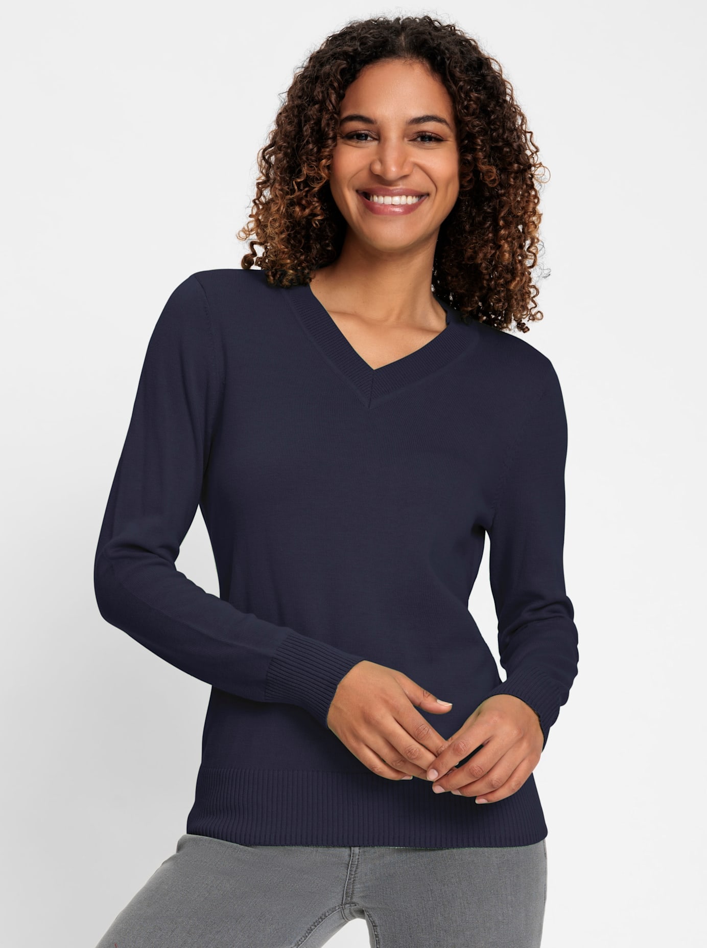 Casual Looks V-Ausschnitt-Pullover "Pullover"