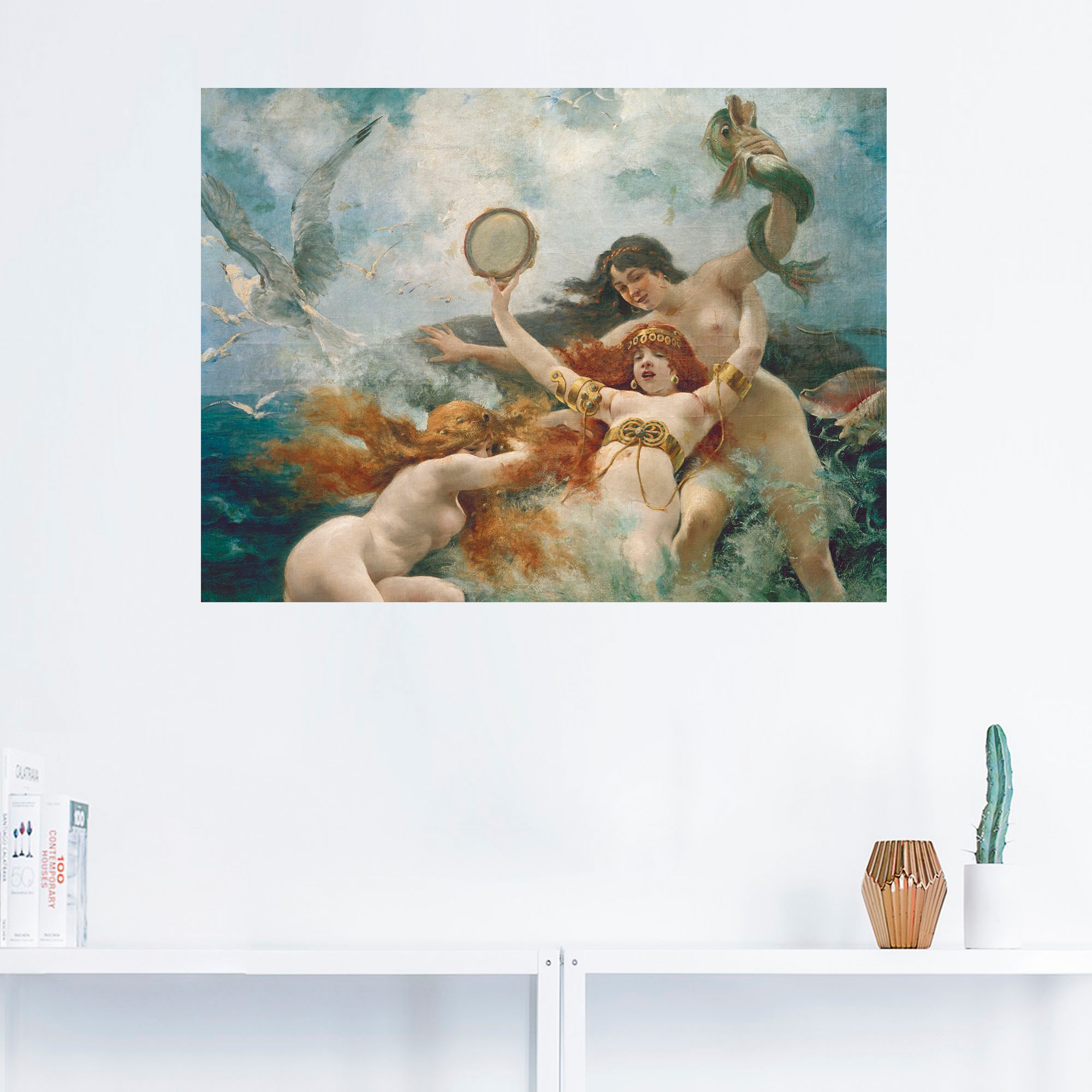 Artland Wandbild »Die Sirenen amüsieren sich«, Erotische Bilder, (1 St.), als Alubild, Leinwandbild, Wandaufkleber oder Poster in versch. Grössen