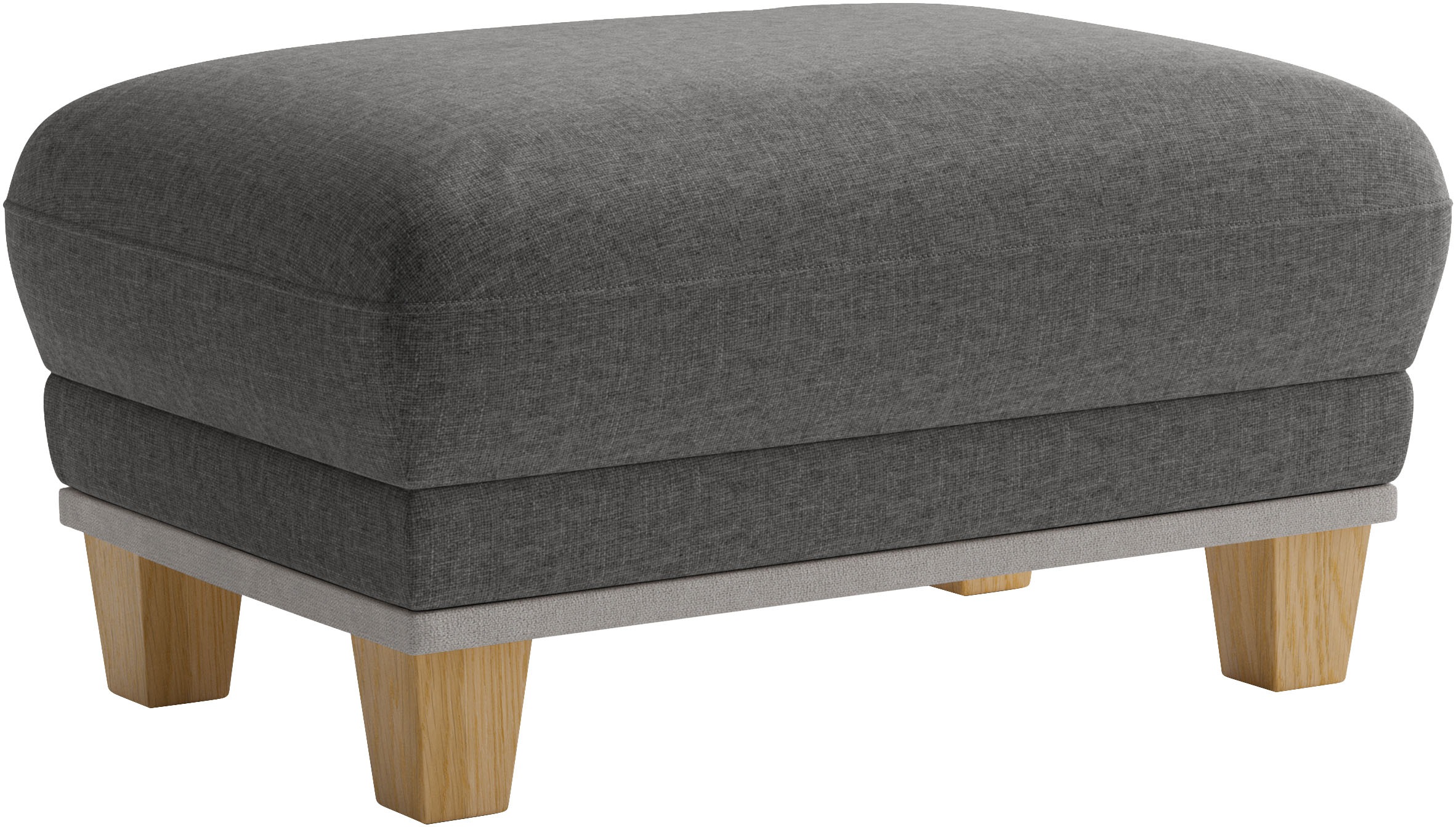 sit&more Polsterhocker »Concept« mit Buchefuss in drei Farben zur Auswahl