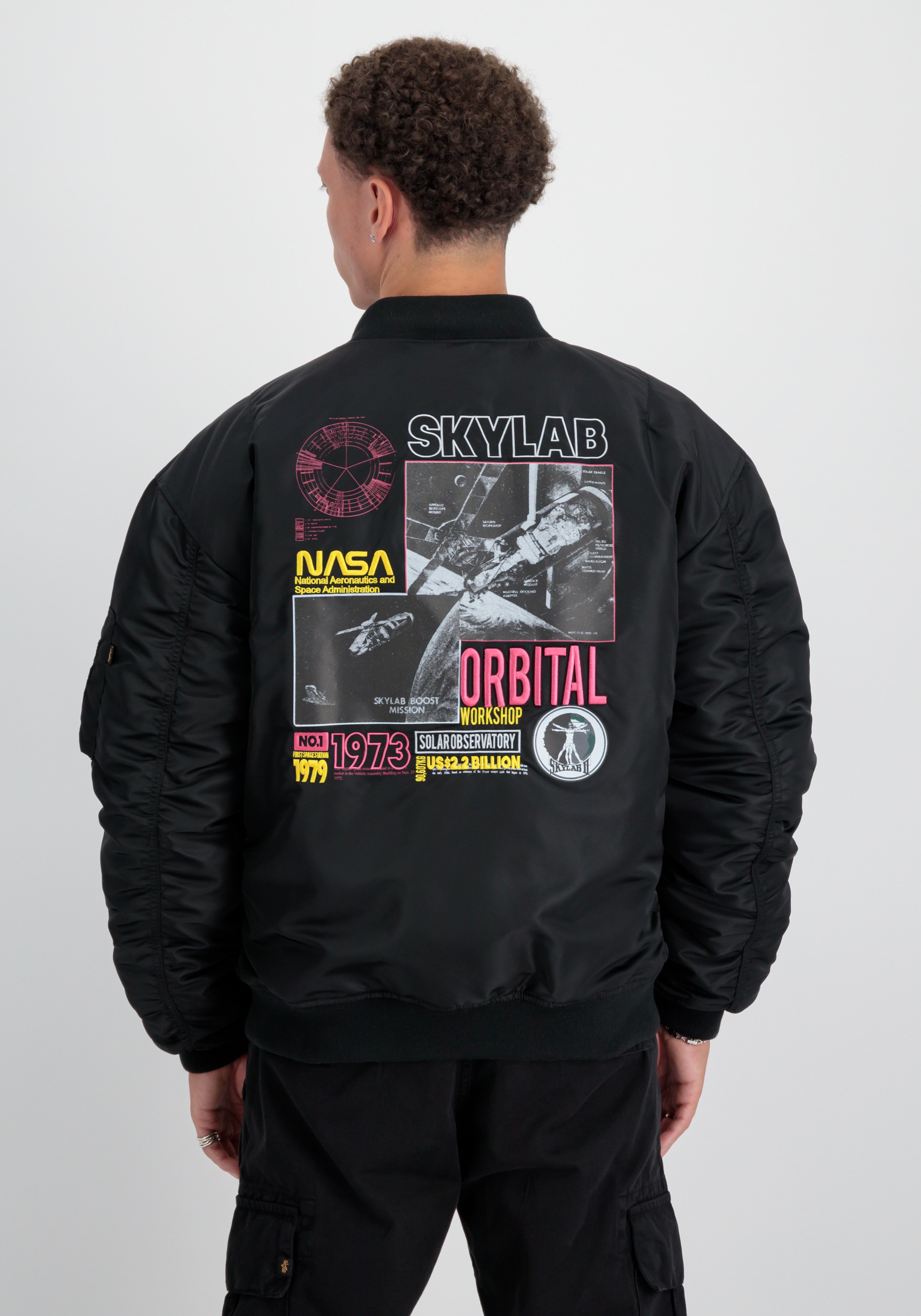 Alpha Industries Bomberjacke »Alpha Industries Men - Bomber Jackets MA-1 NASA Skylab«