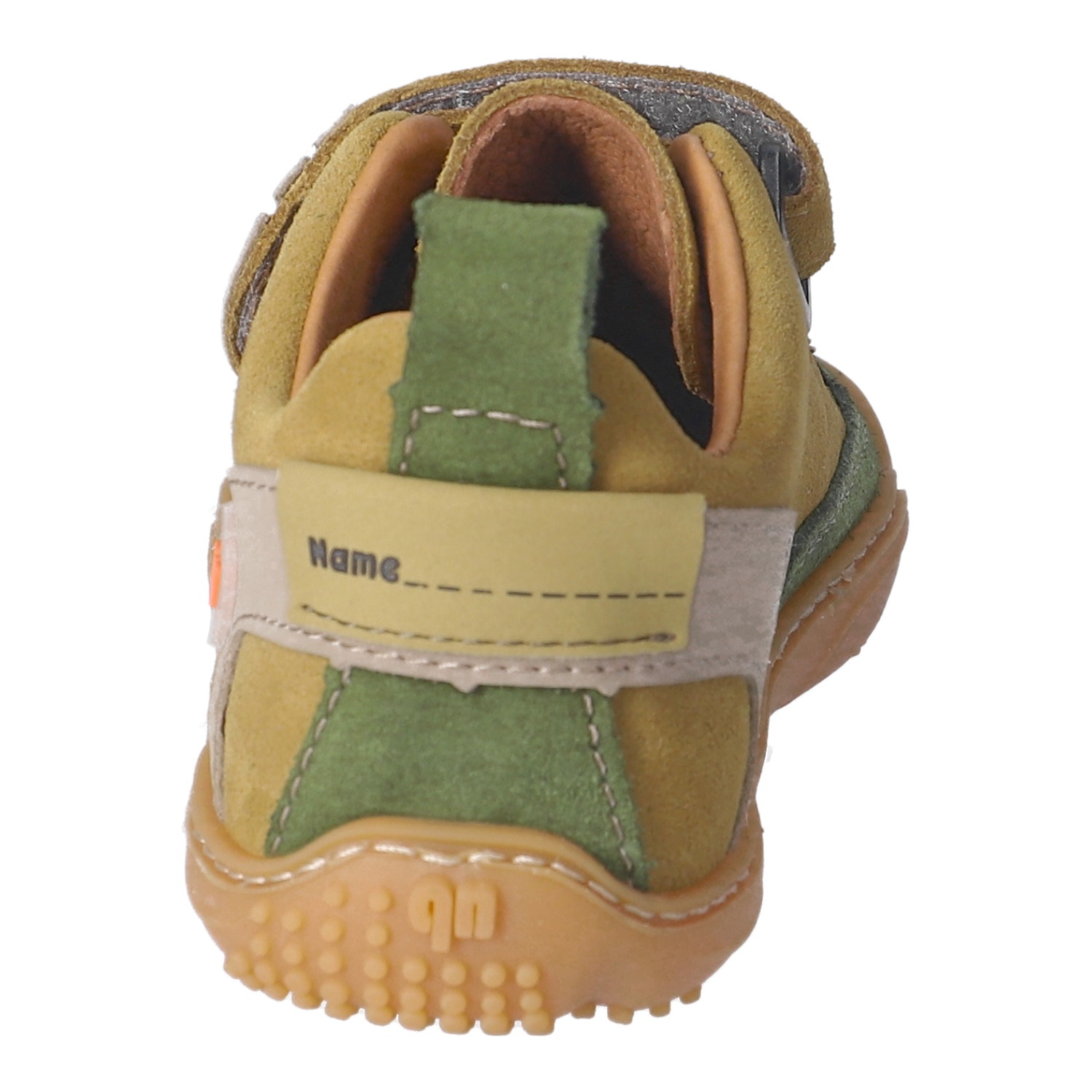 qnuffs Chaussures pieds nus »Ahorn«  chaussure à scratch, chaussure enfant à talonnette nulle