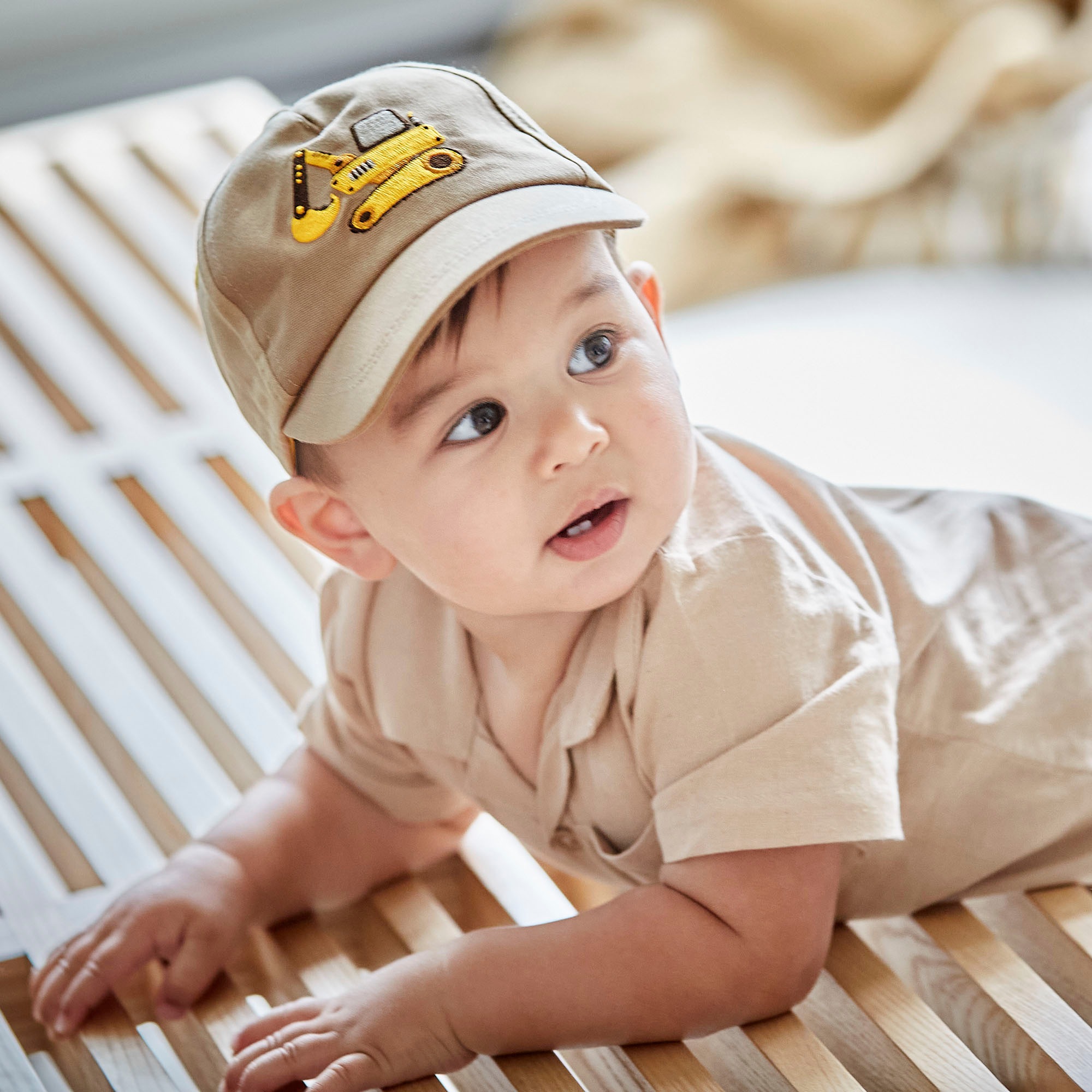 Image of MAXIMO Baseball Cap Bagger-Motiv, mit Stickerei, mit Klettverschluss, Baumwolle