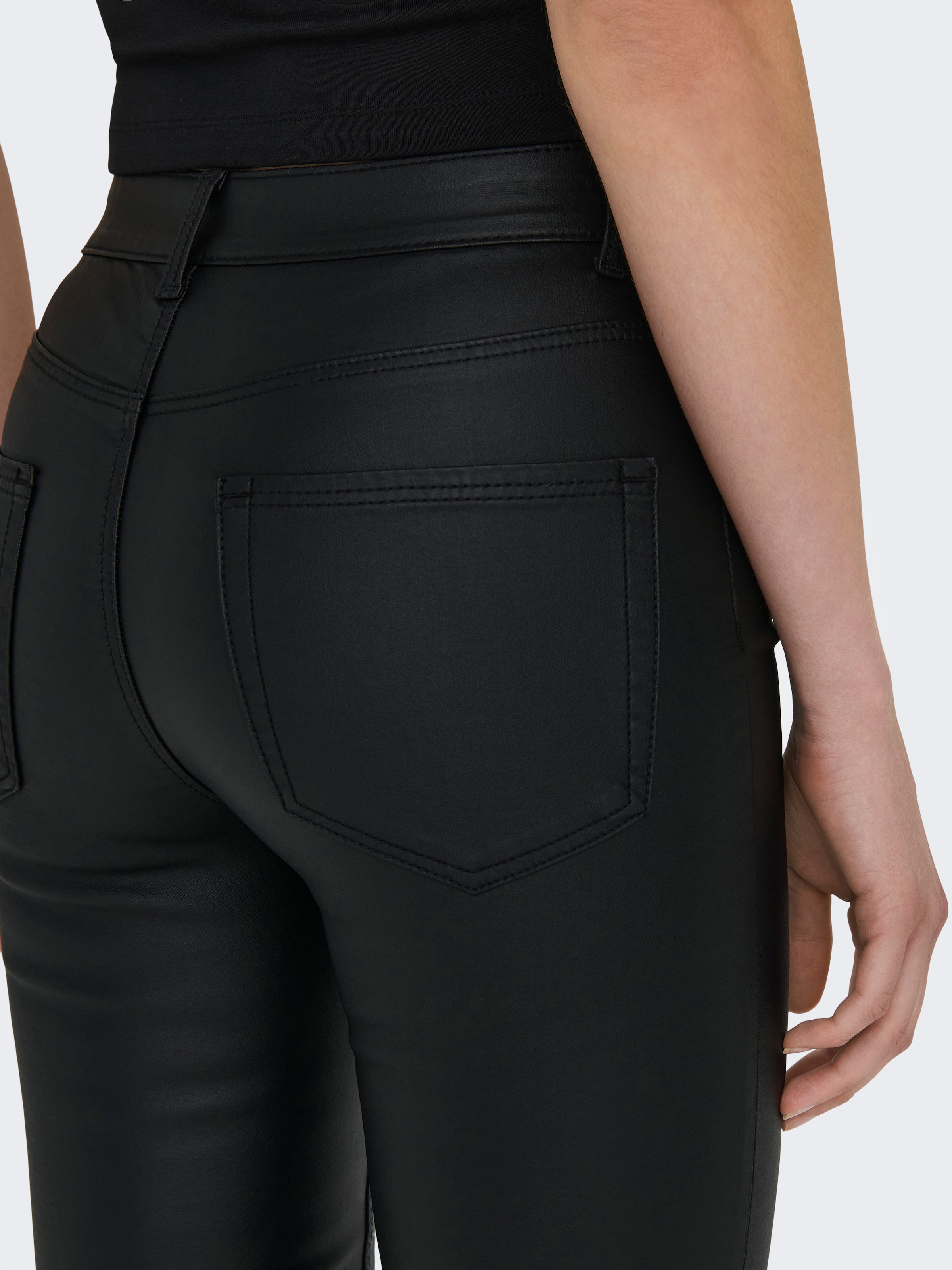 ONLY Lederimitathose »ONLALIDA HW SKINNY COATED PANT PNT«