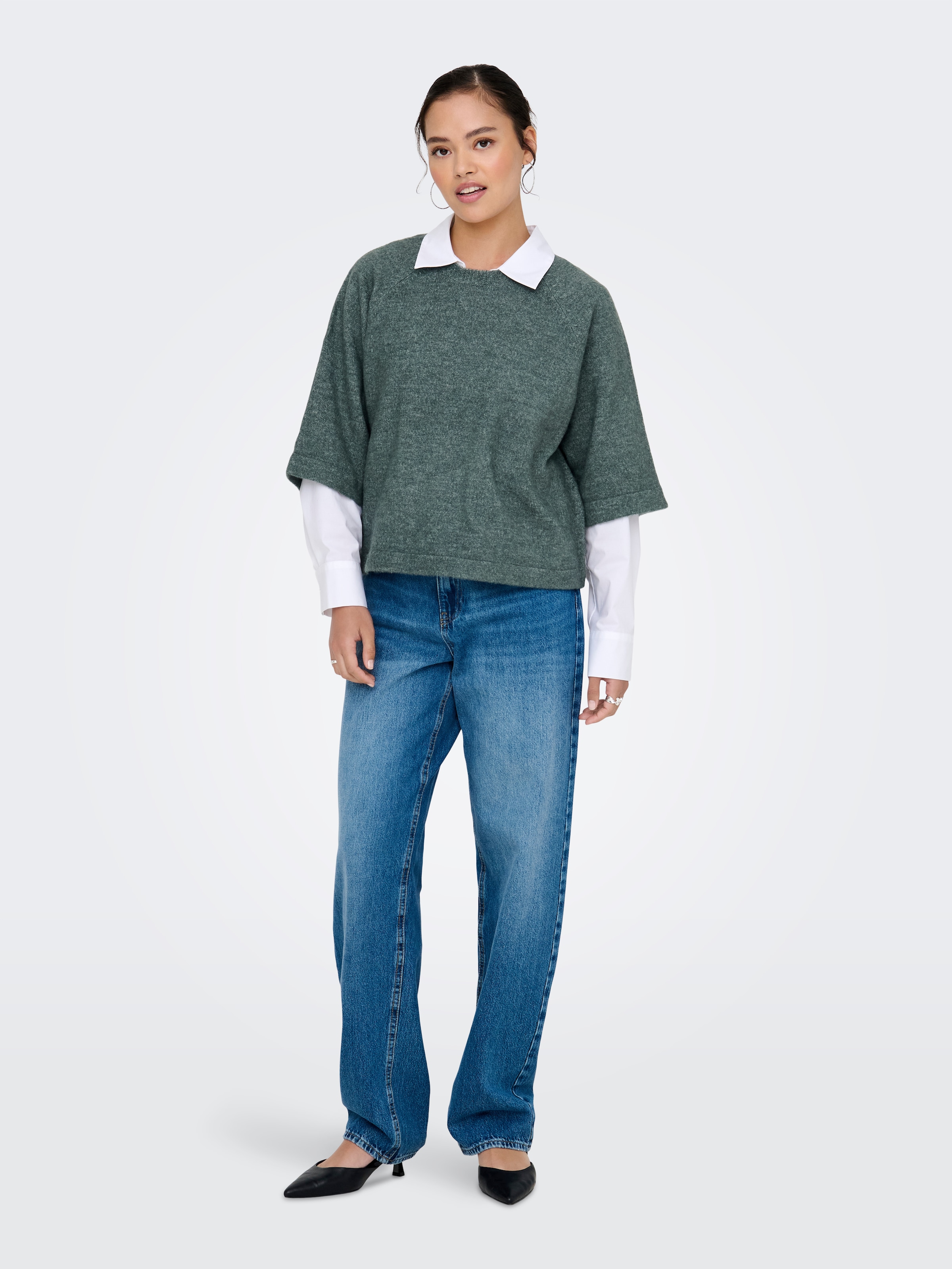 ONLY Strickpullover »ONLSIMONI 3/4 PULLOVER KNT NOOS«