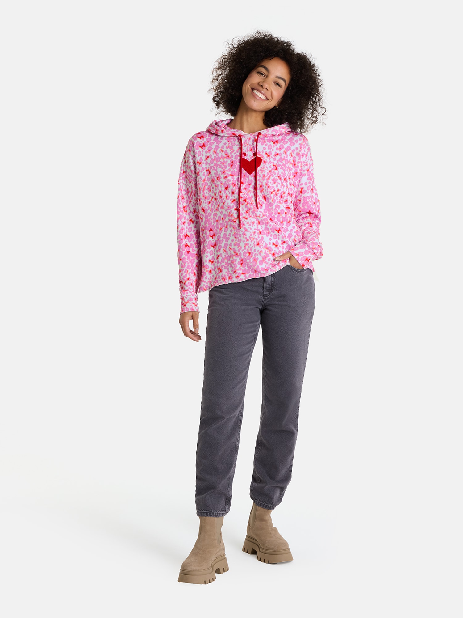 Lieblingsstück Kapuzensweatshirt »MioL«, mit Alloverprint
