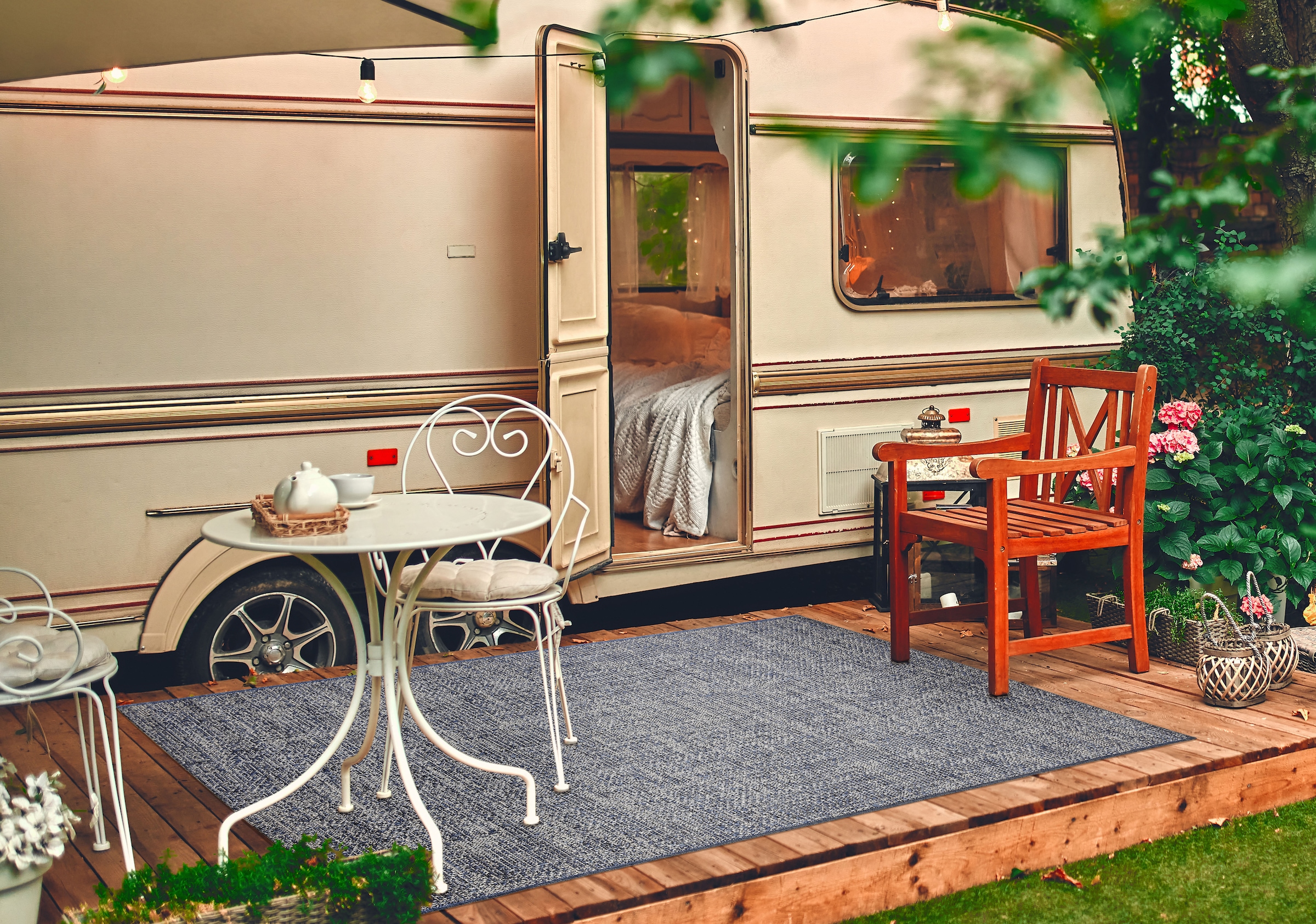 Andiamo Teppich »Outdoor Lagerräumung«, rechteckig, Sonderposten, moderne Designs, verschiedene Qualitäten & Höhen