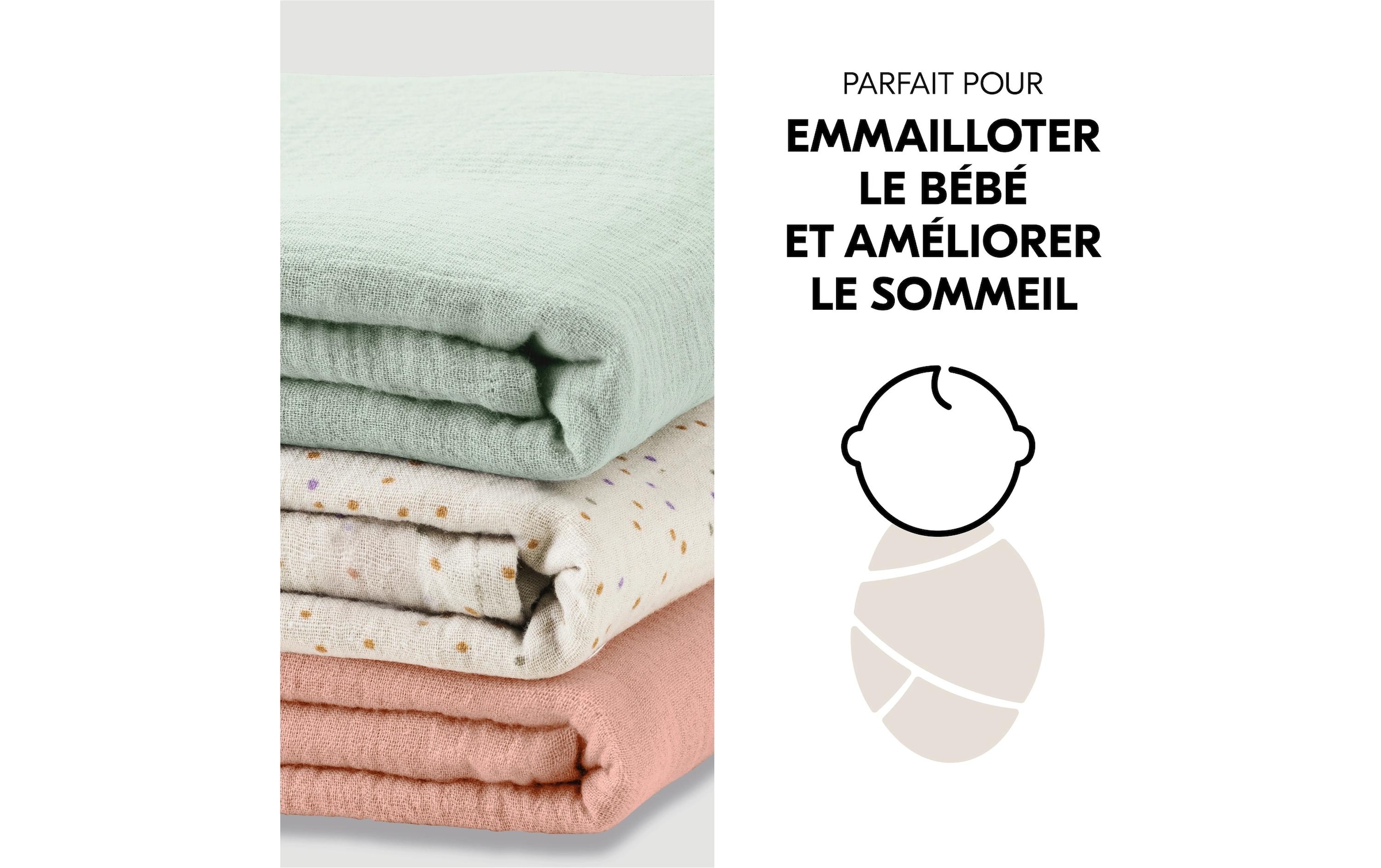 Hauck Doudou »Cuddle N Clean 3Set Sage-Beige-Dots-Cork« 3 tlg.