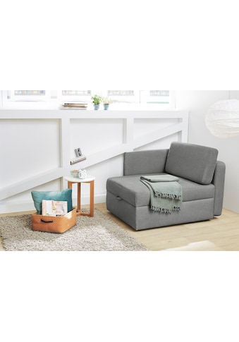 Sessel »Youngster«, platzsparend, verwandelbar in ein Gästebett, Liegefläche 84x201 cm