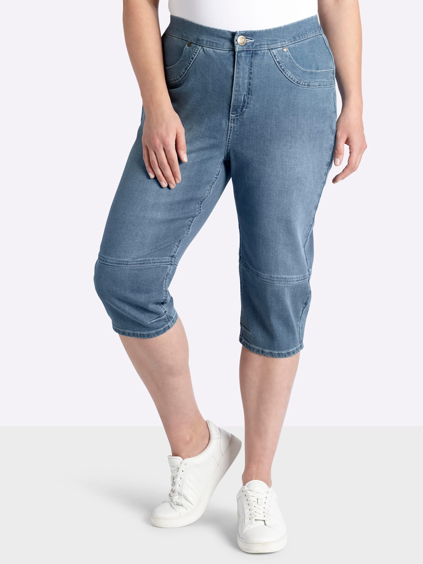 Image of Sheego Caprijeans 1